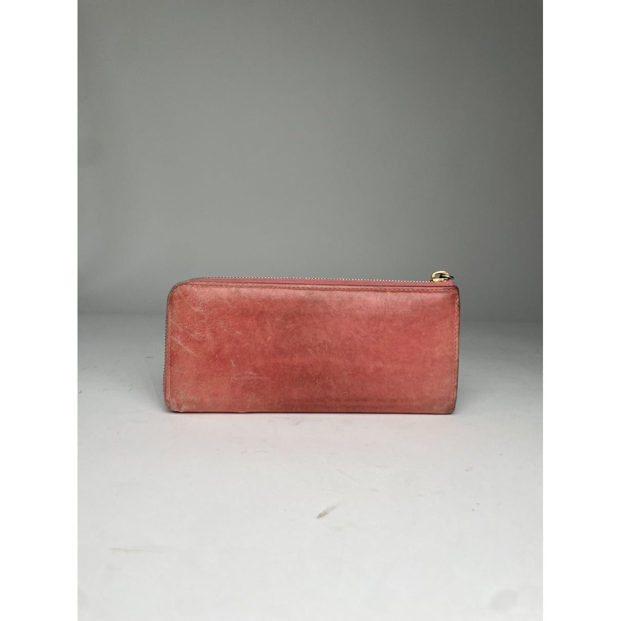 Miu Miu Orange Leather Wallet Size ONE SIZE - 2 Thumbnail