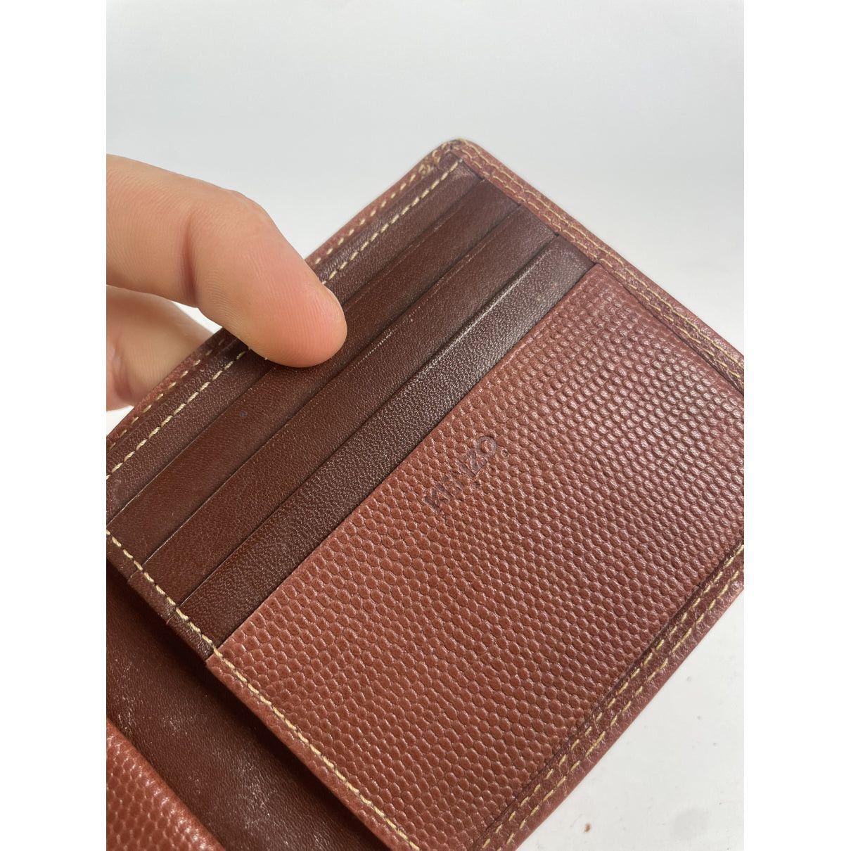 Kenzo Brown Leather Purse Size ONE SIZE - 5 Thumbnail