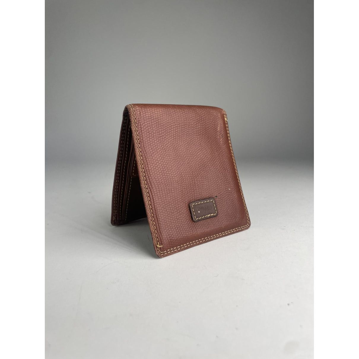 Kenzo Brown Leather Purse Size ONE SIZE - 3 Thumbnail