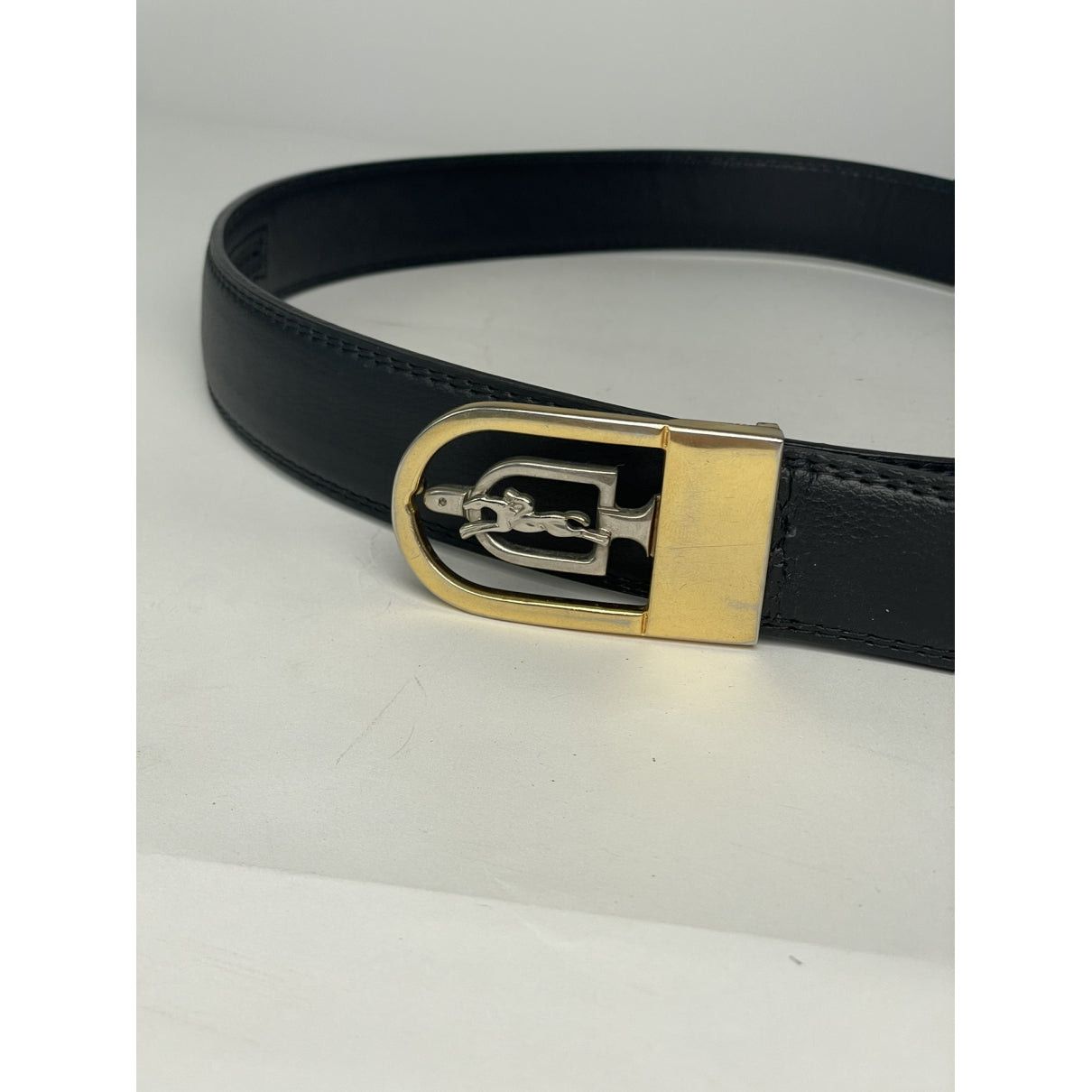 Longchamp Black Leather Belt Size ONE SIZE - 2 Thumbnail