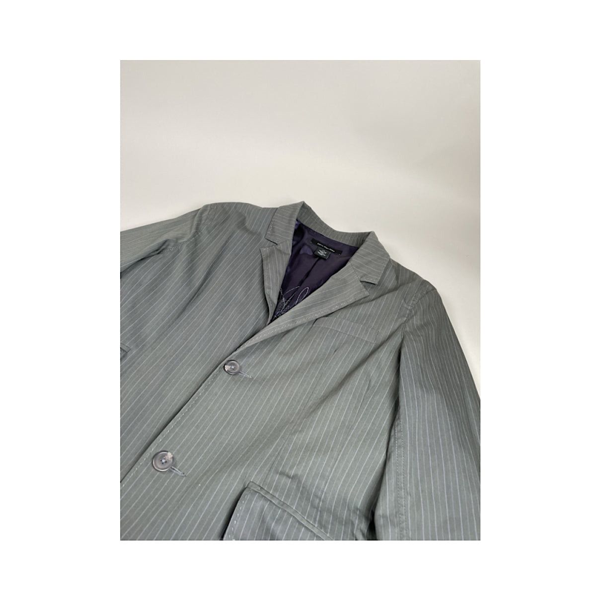 Calvin Klein Grey Cotton Suit Size L / US 10 / IT 46 - 4 Thumbnail