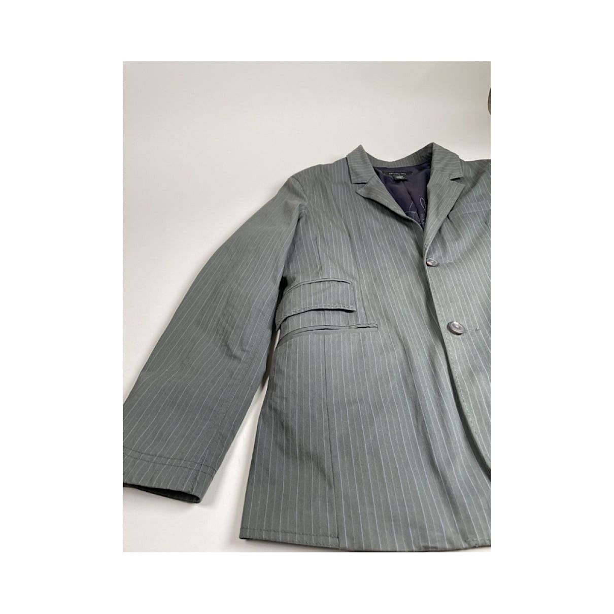 Calvin Klein Grey Cotton Suit Size L / US 10 / IT 46 - 5 Thumbnail