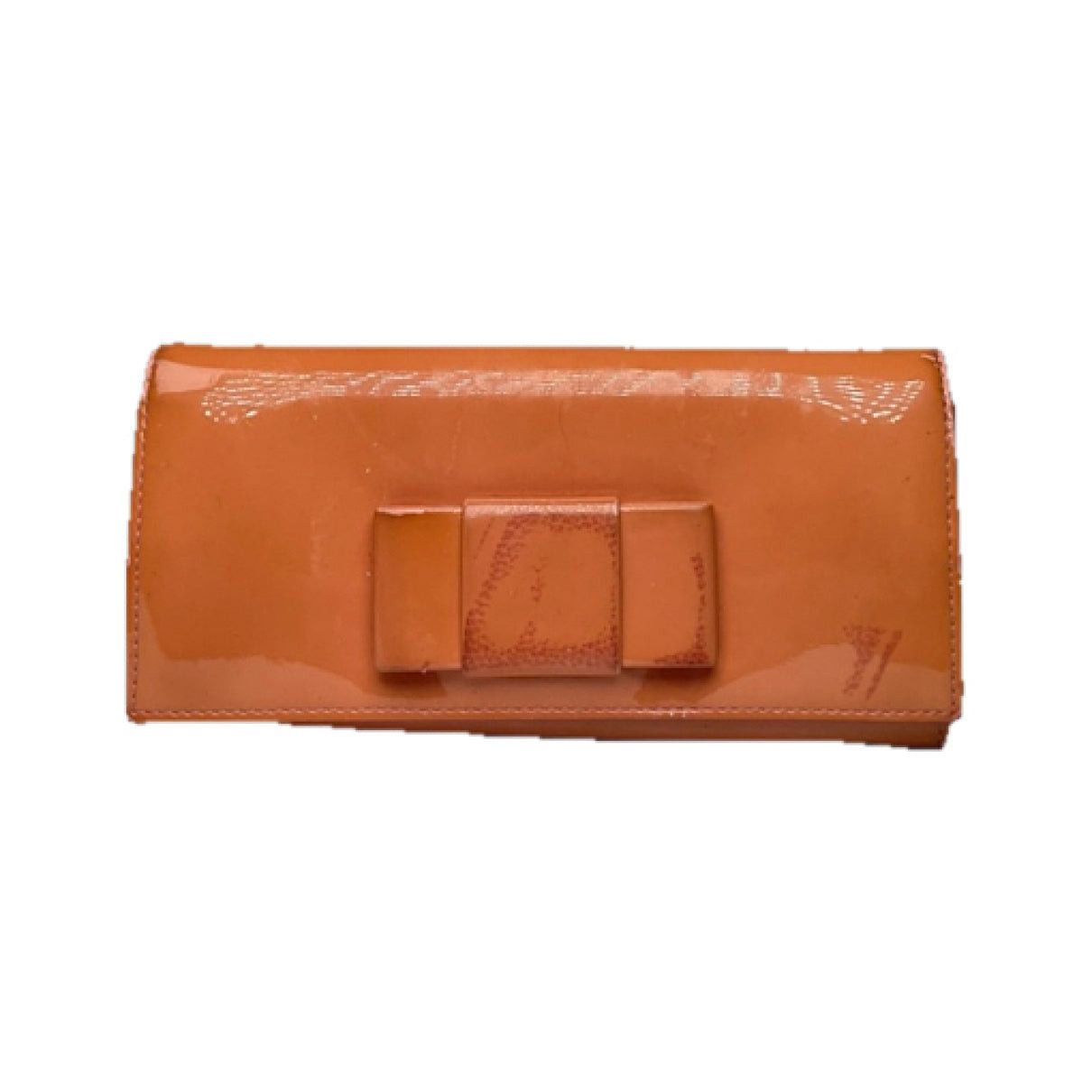 Miu Miu Orange Patent Leather Wallet Size ONE SIZE - 2 Thumbnail