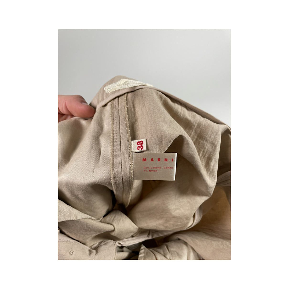 Marni Brown Cotton Trouser Size 30" / US 8 / IT 44 - 5 Thumbnail