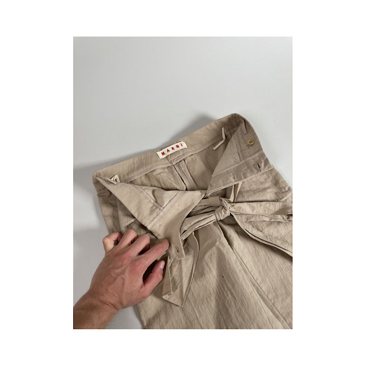 Marni Brown Cotton Trouser Size 30" / US 8 / IT 44 - 4 Thumbnail