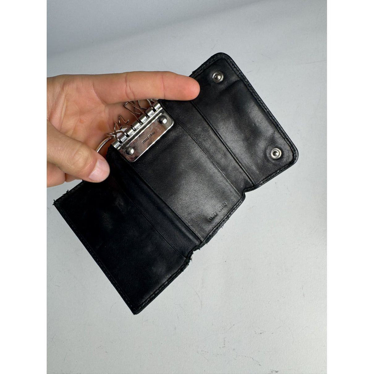 Miu Miu Black Leather Purse Size ONE SIZE - 4 Thumbnail