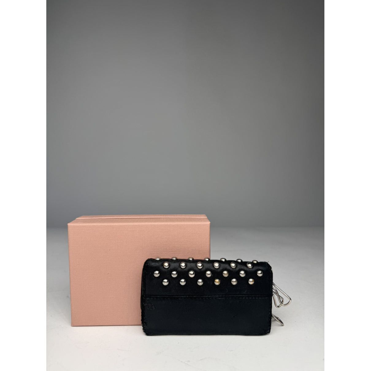 Miu Miu Black Leather Purse Size ONE SIZE - 2 Thumbnail