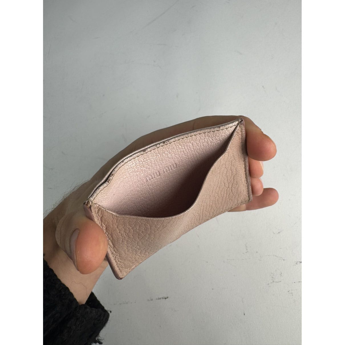 Miu Miu Pink Leather Purse Size ONE SIZE - 5 Thumbnail