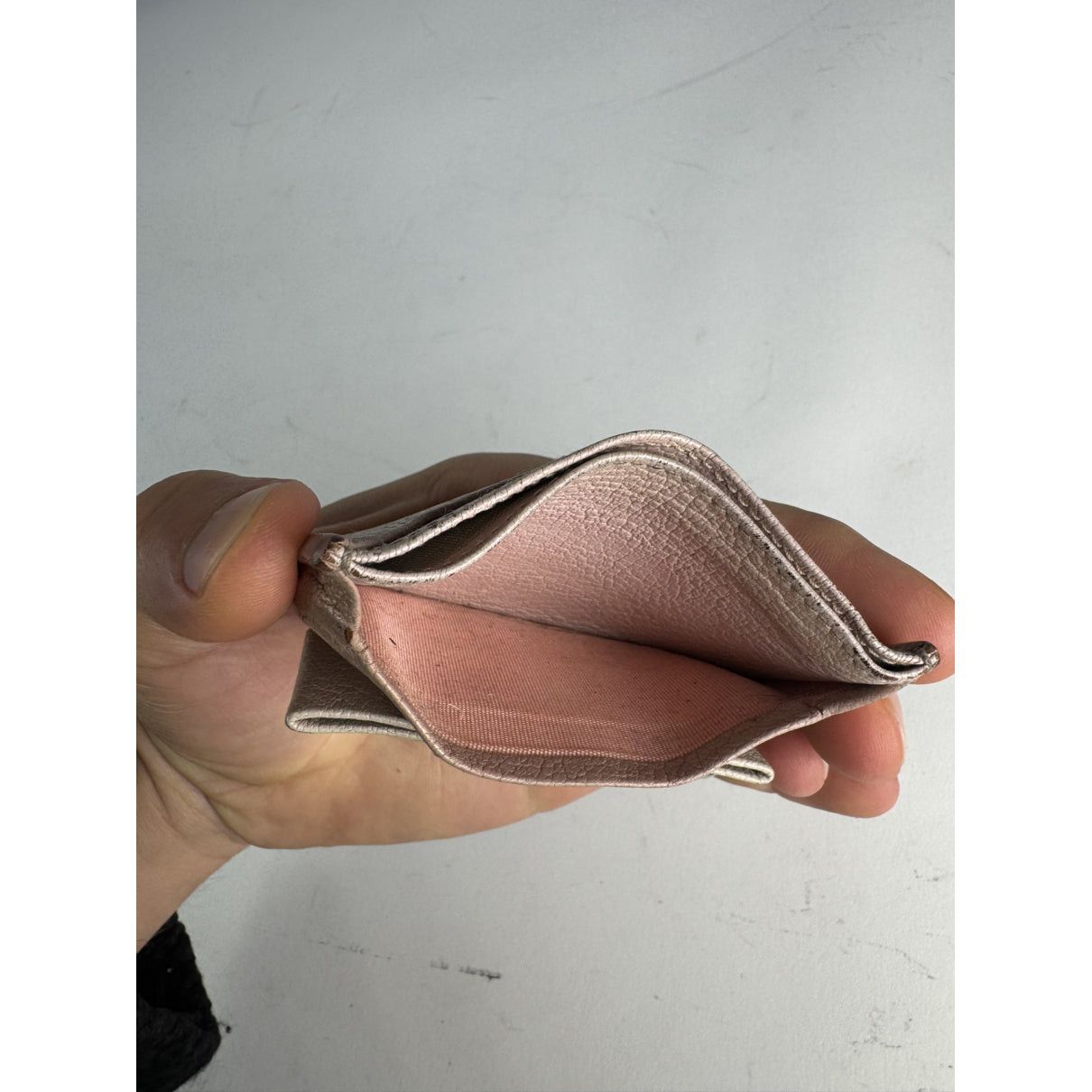 Miu Miu Pink Leather Purse Size ONE SIZE - 4 Thumbnail