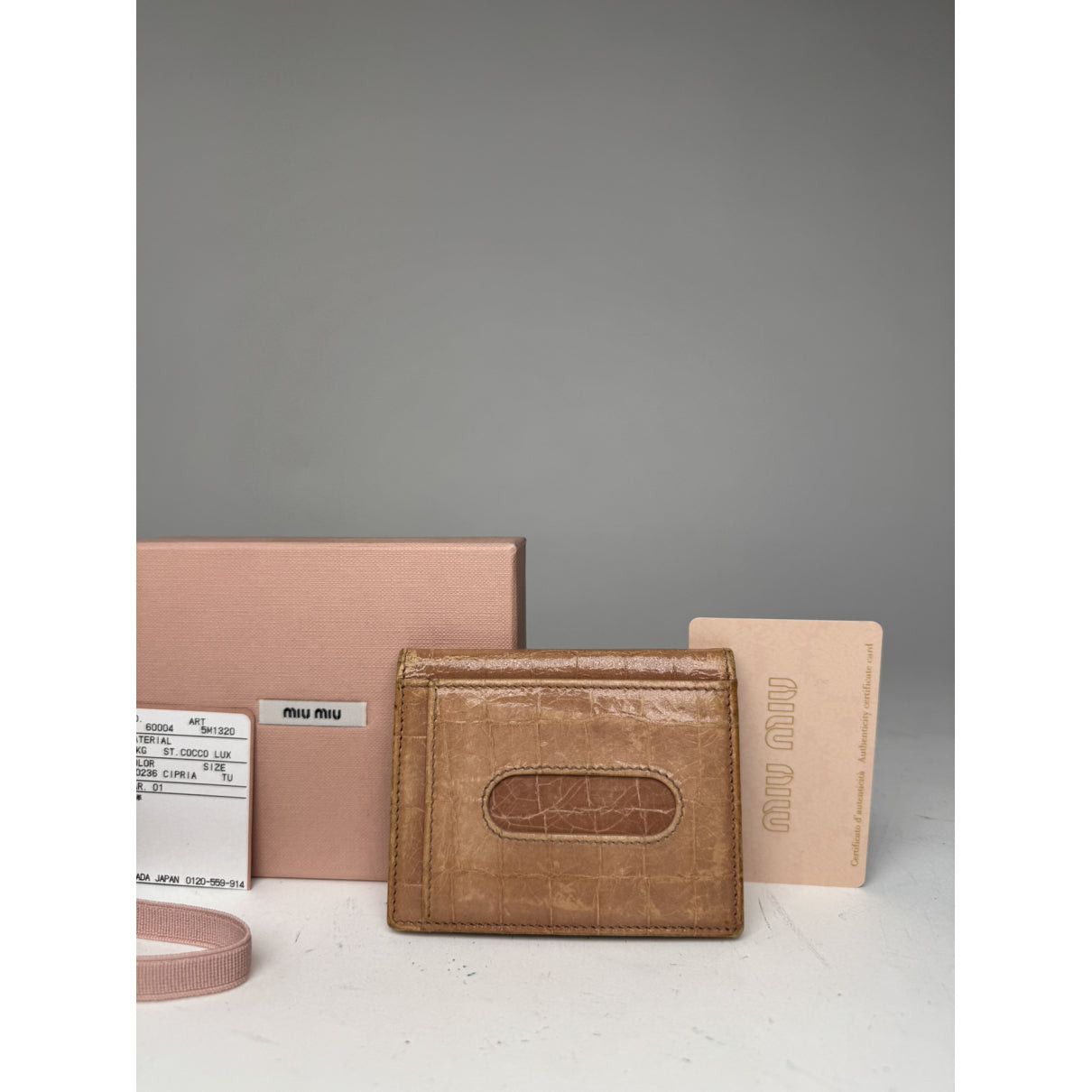 Miu Miu Camel Leather Purse Size ONE SIZE - 4 Thumbnail