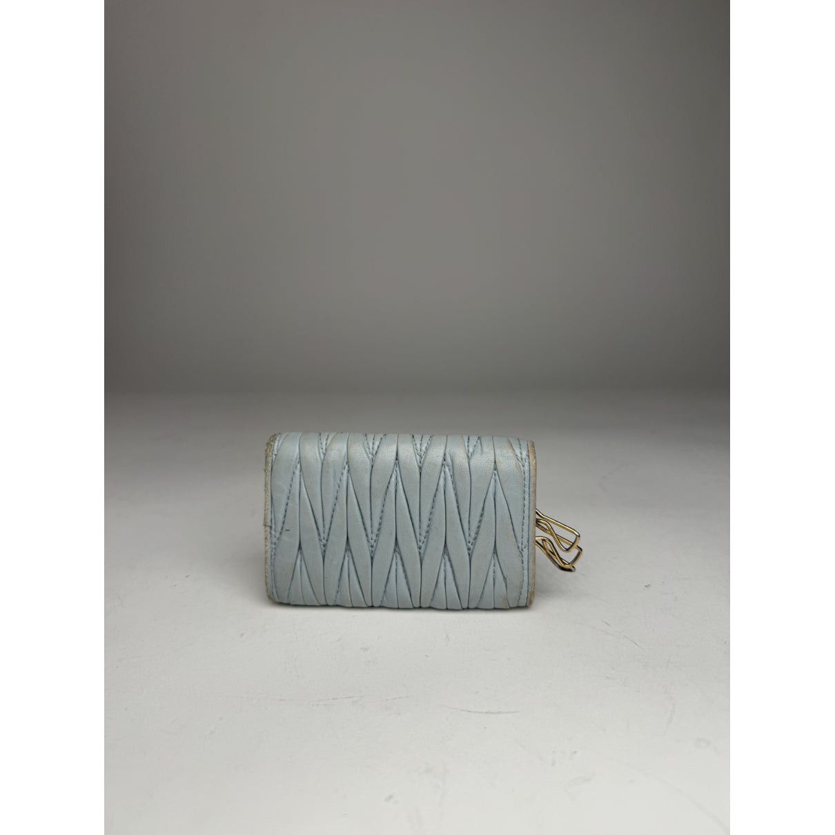 Miu Miu Blue Leather Purse Size ONE SIZE - 2 Thumbnail
