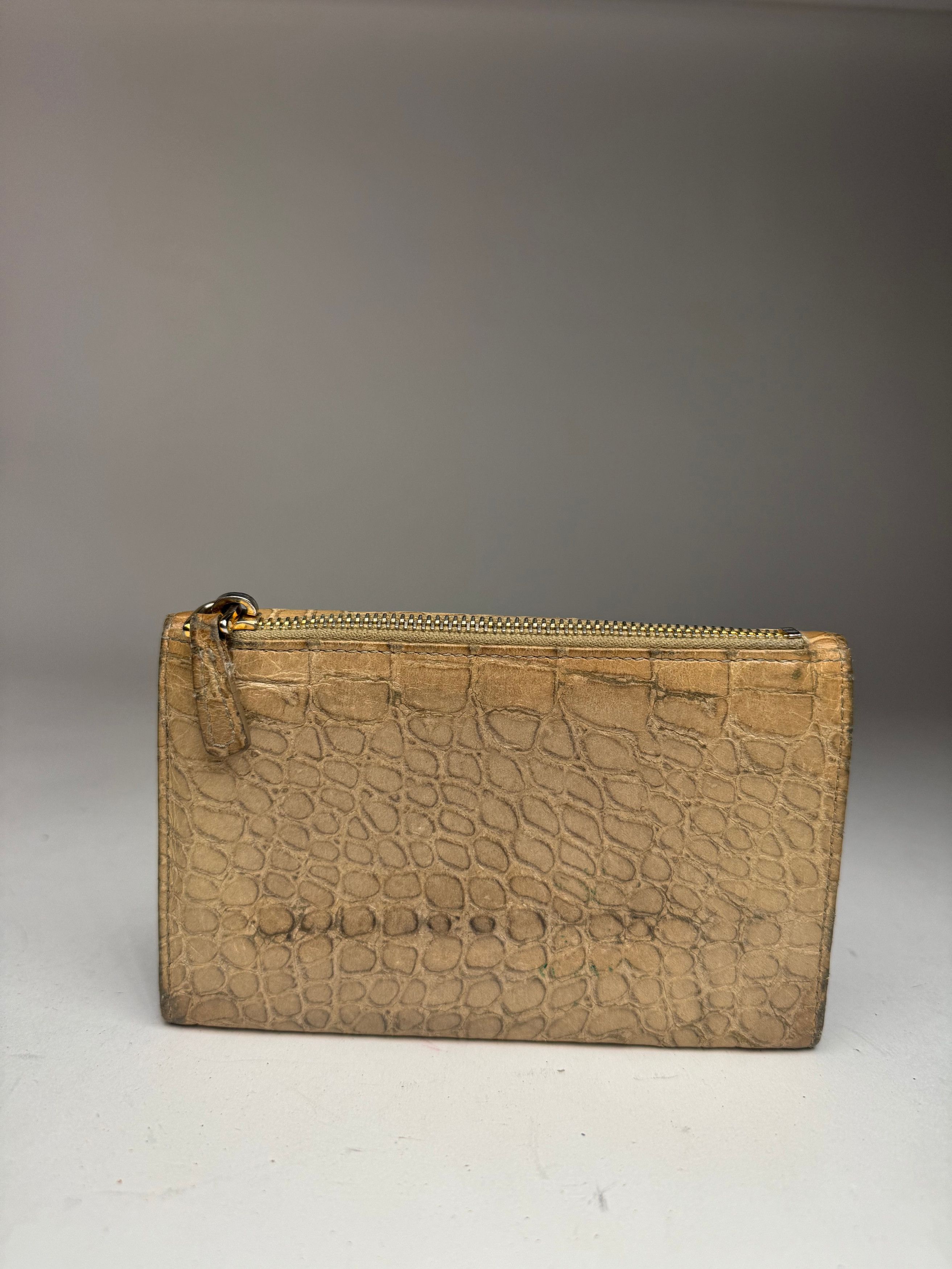 Miu Miu Vintage Leather Wallet beige Size ONE SIZE - 10 Thumbnail