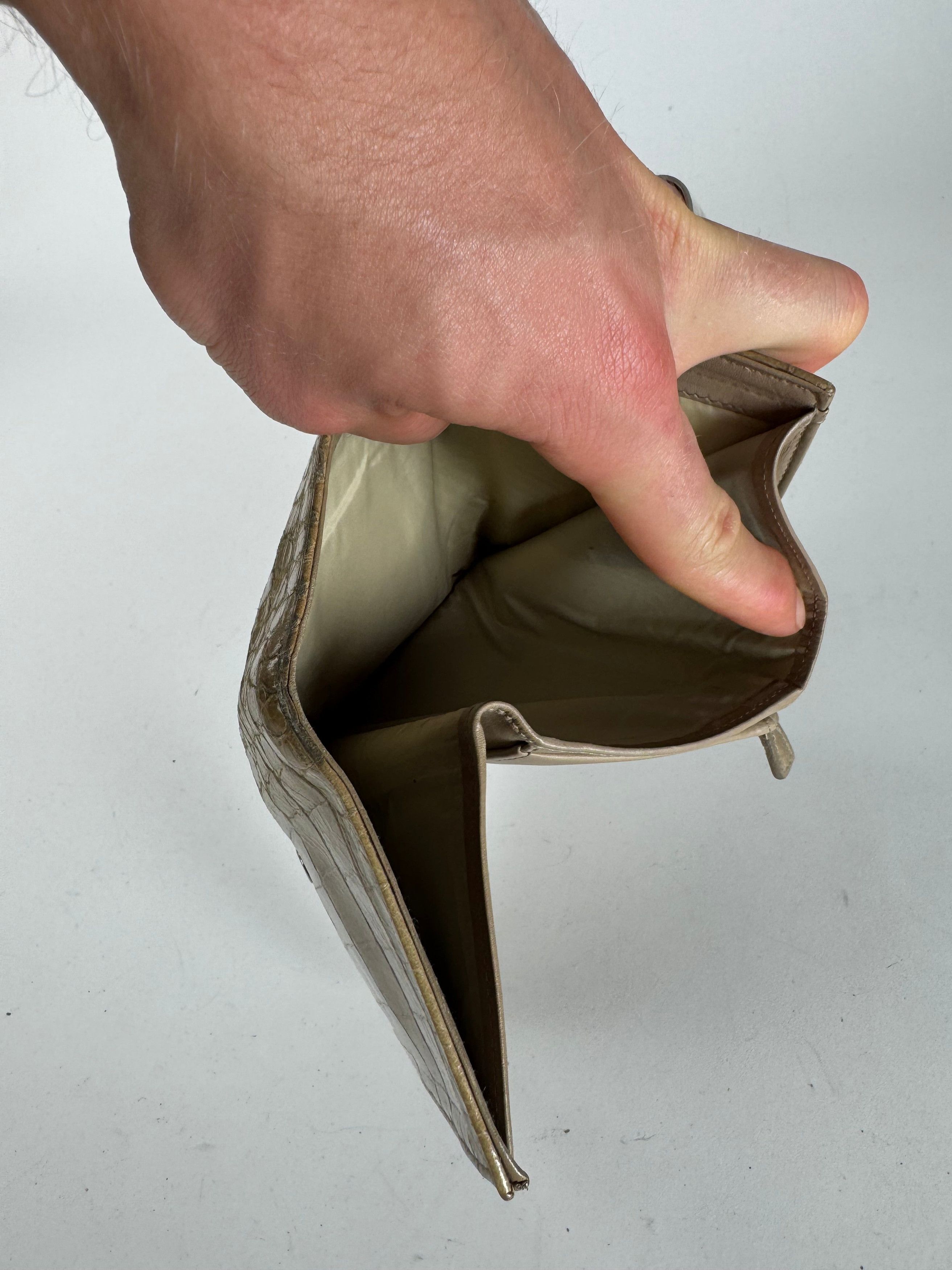 Miu Miu Vintage Leather Wallet beige Size ONE SIZE - 7 Thumbnail