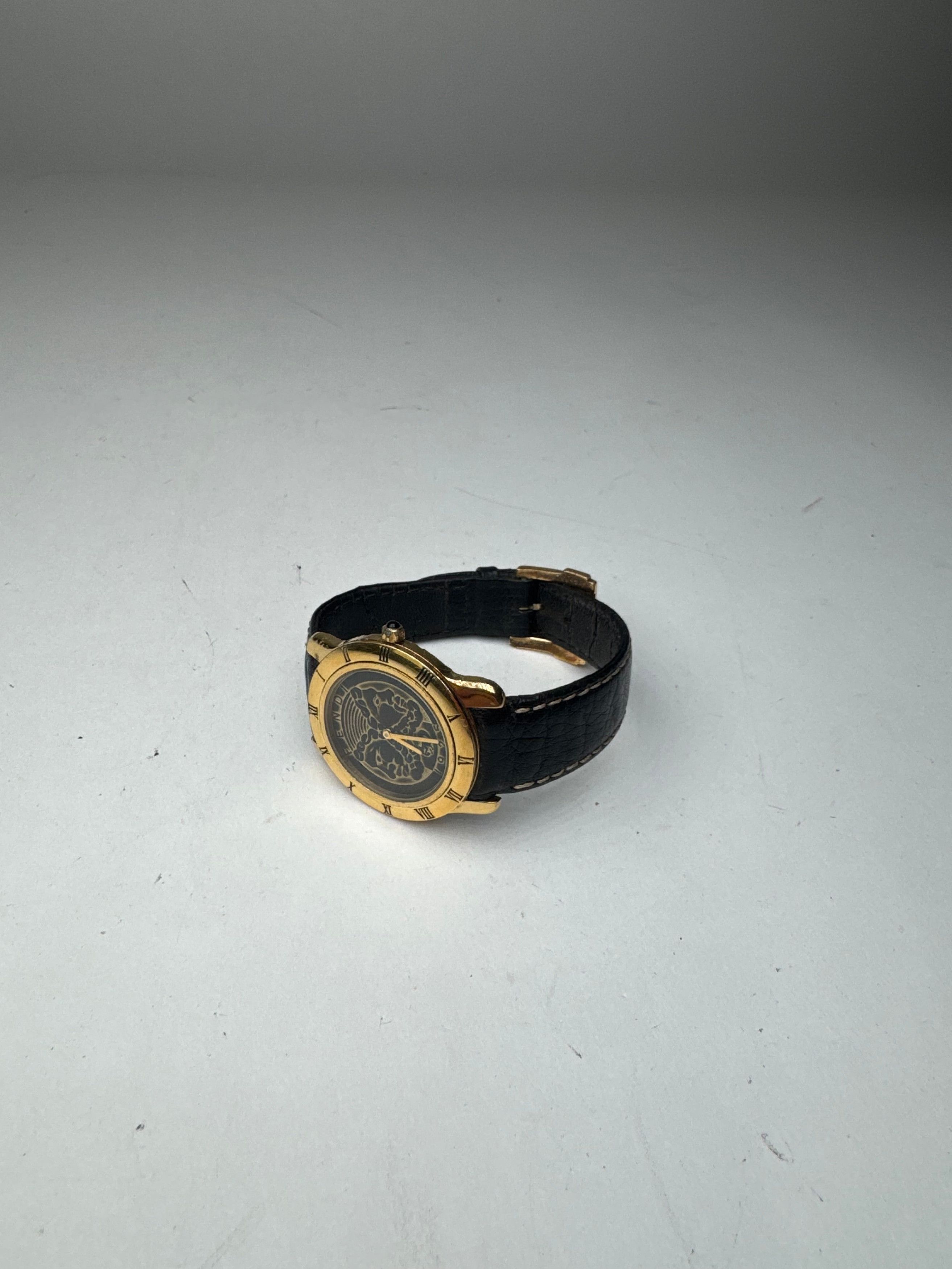 Fendi Vintage 2 Face Watch Gold black Size ONE SIZE - 3 Thumbnail