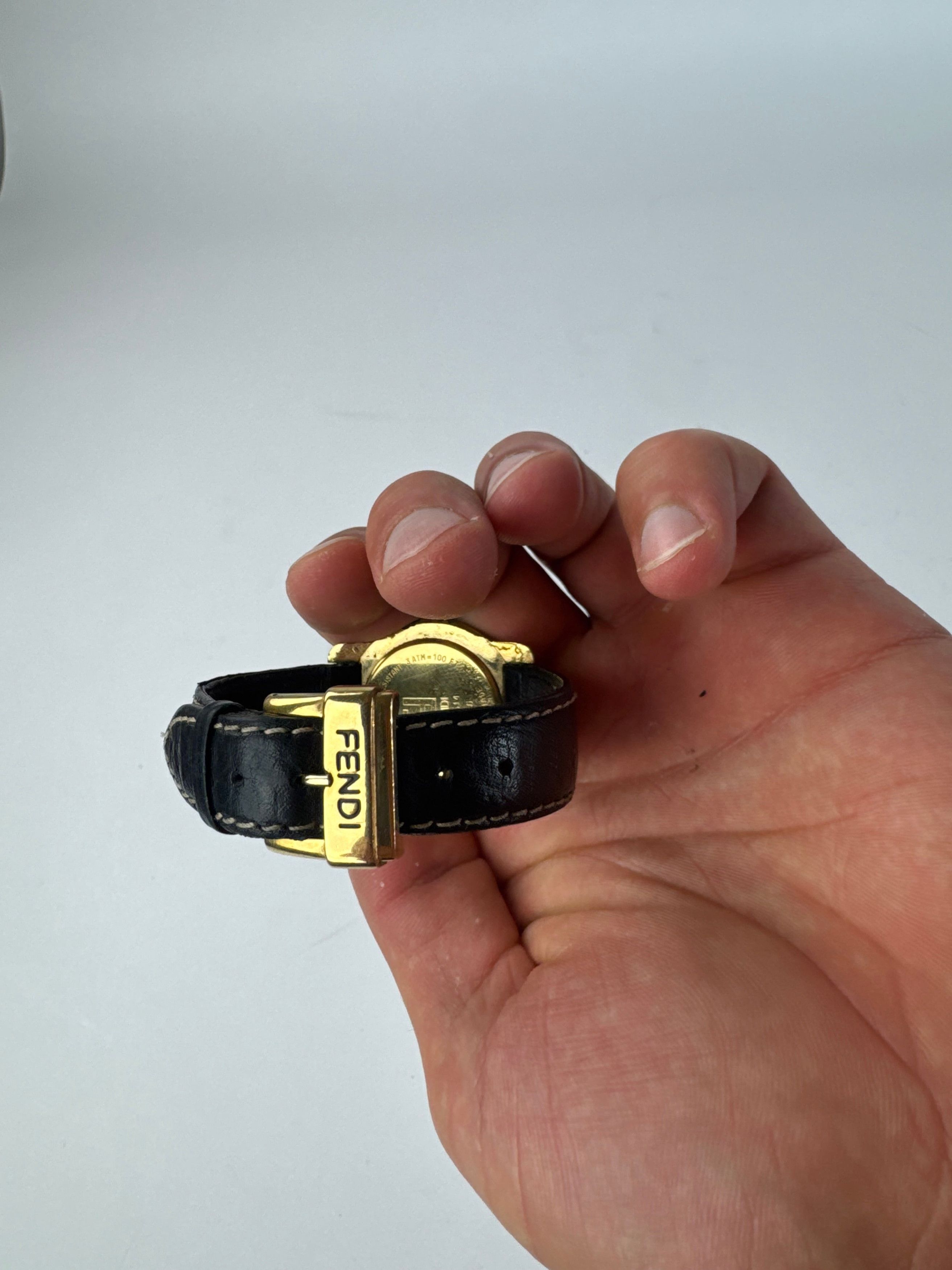 Fendi Vintage 2 Face Watch Gold black Size ONE SIZE - 4 Thumbnail