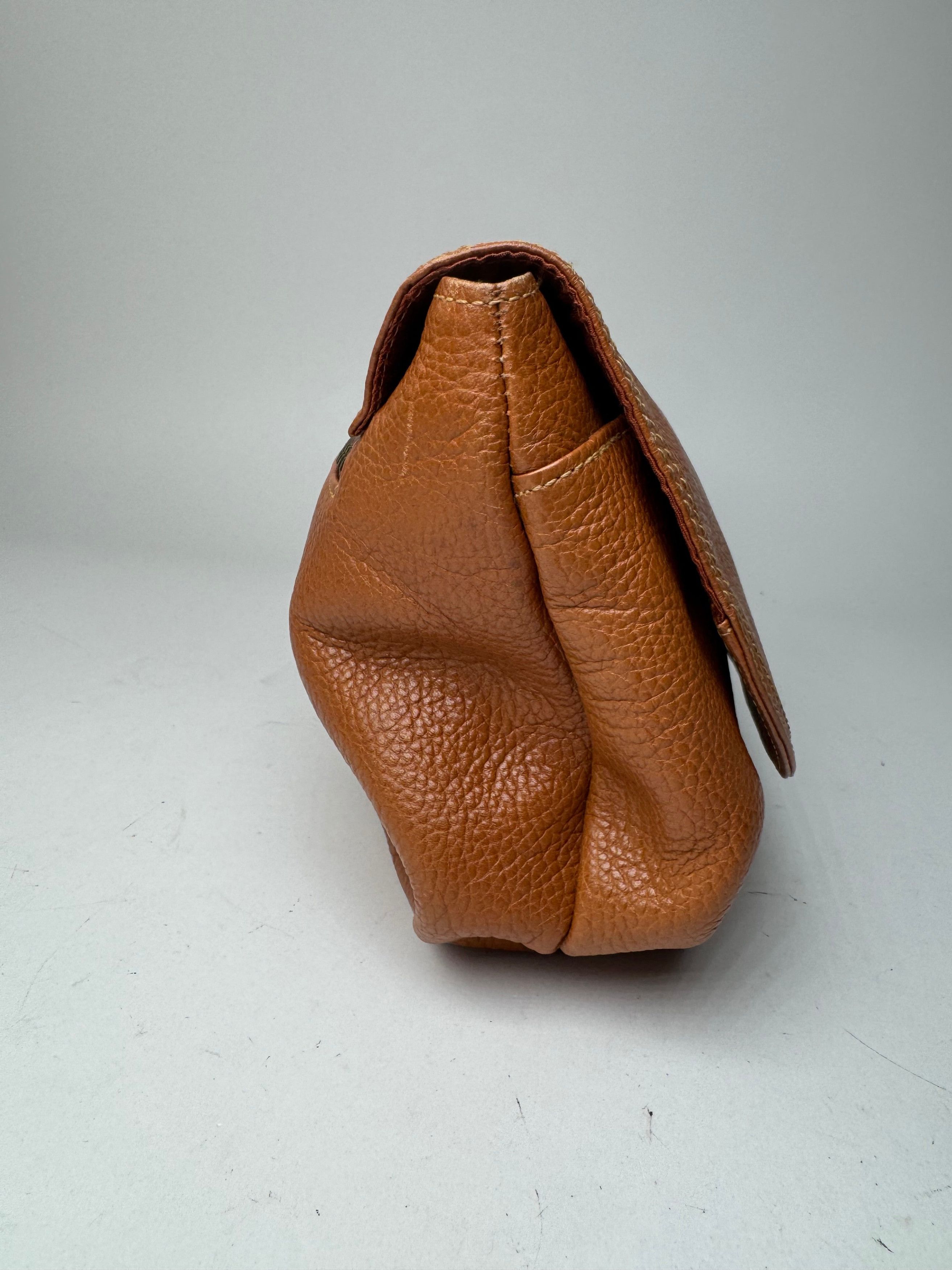Givenchy Vintage Leather Clutch Brown Size ONE SIZE - 10 Thumbnail