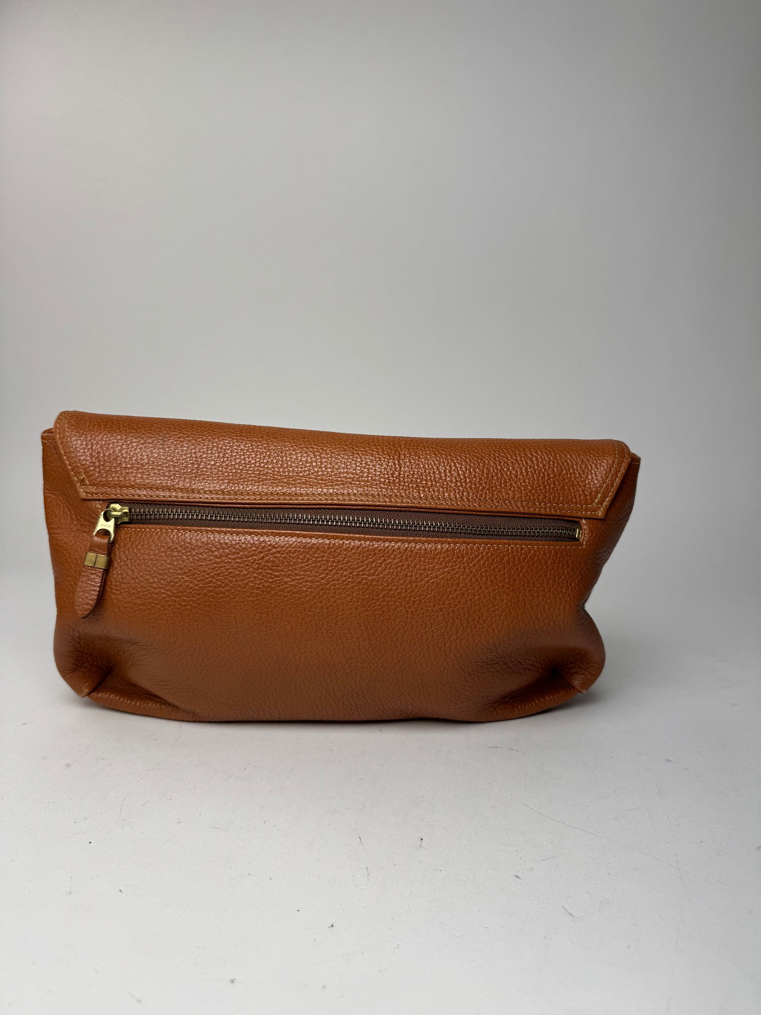 Givenchy Vintage Leather Clutch Brown Size ONE SIZE - 2 Thumbnail