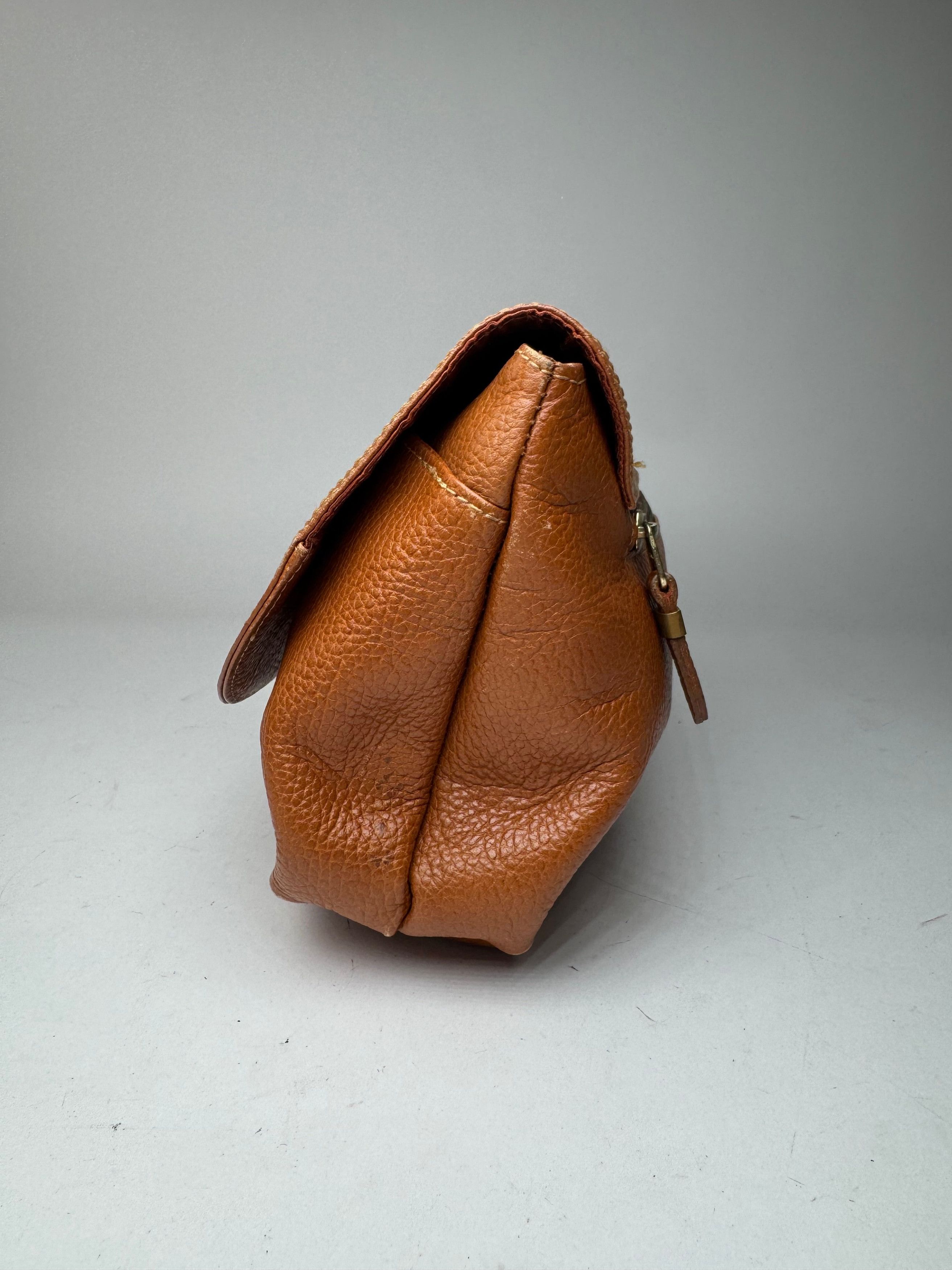 Givenchy Vintage Leather Clutch Brown Size ONE SIZE - 8 Thumbnail