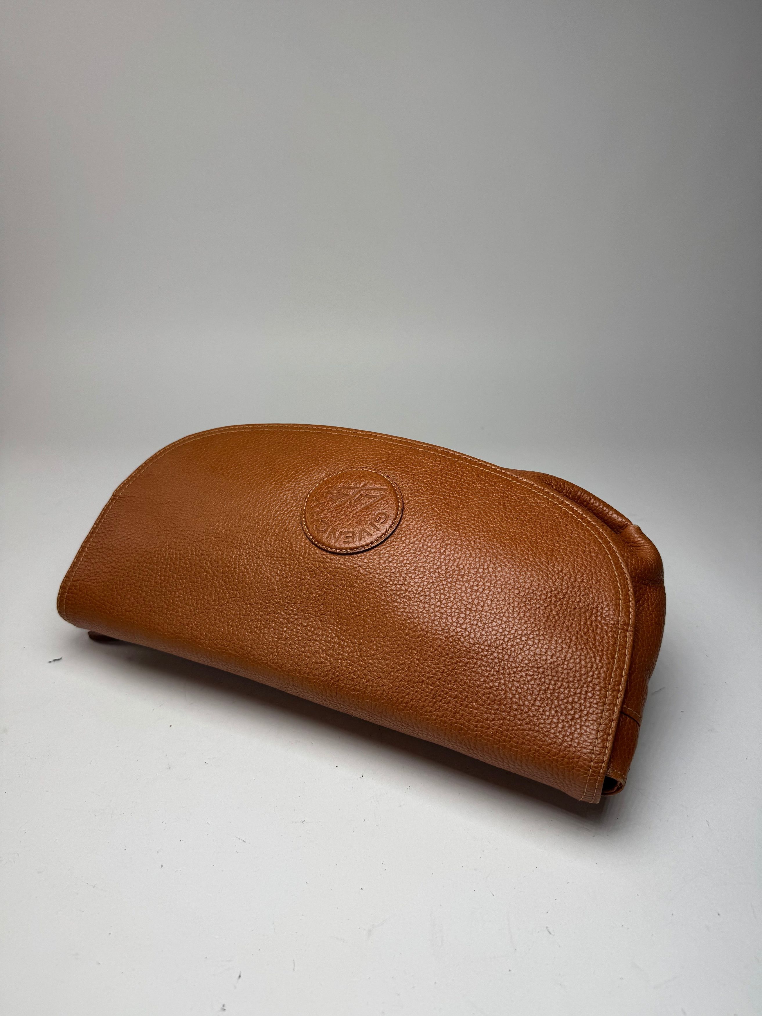 Givenchy Vintage Leather Clutch Brown Size ONE SIZE - 11 Thumbnail