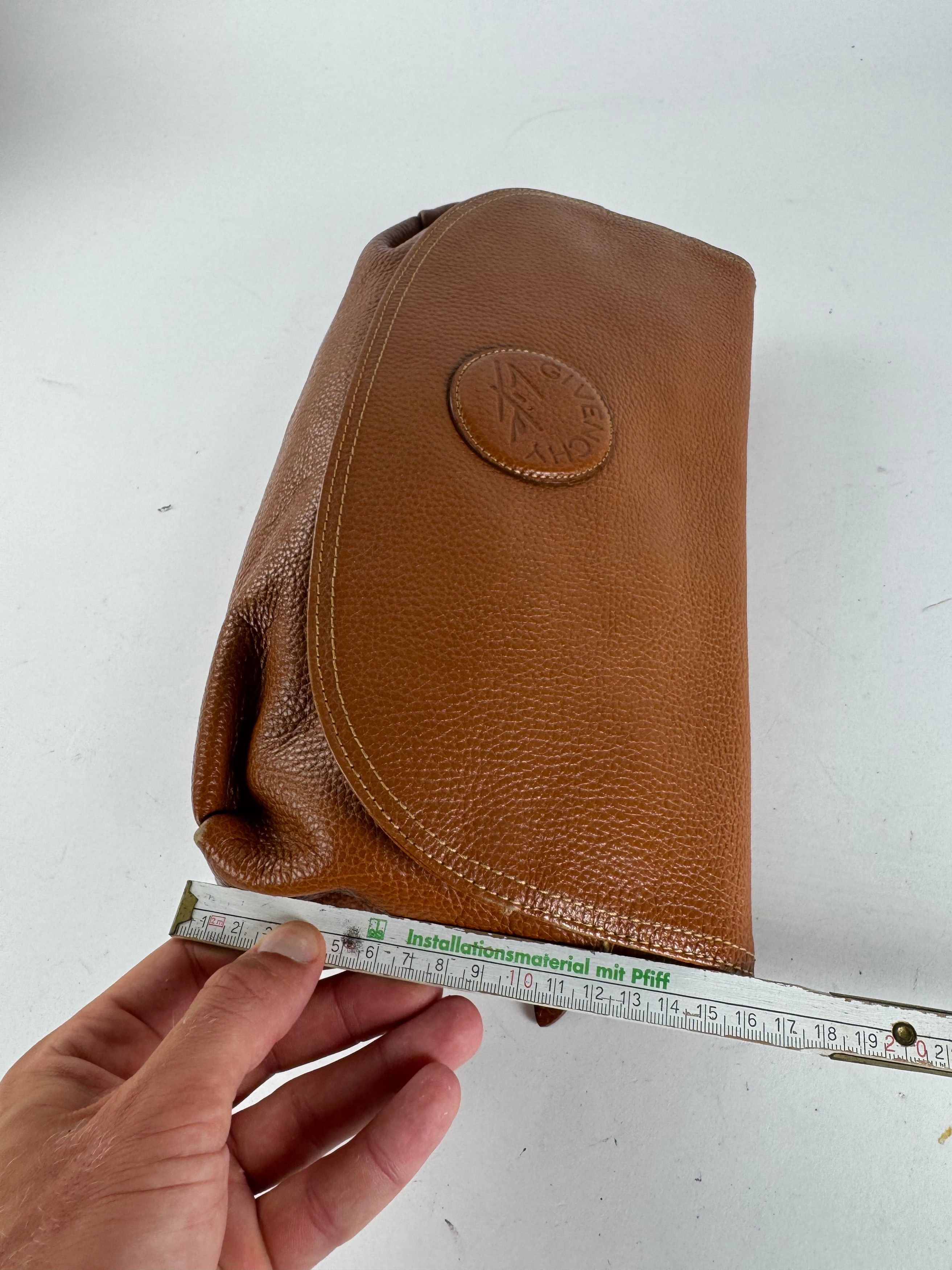 Givenchy Vintage Leather Clutch Brown Size ONE SIZE - 14 Thumbnail