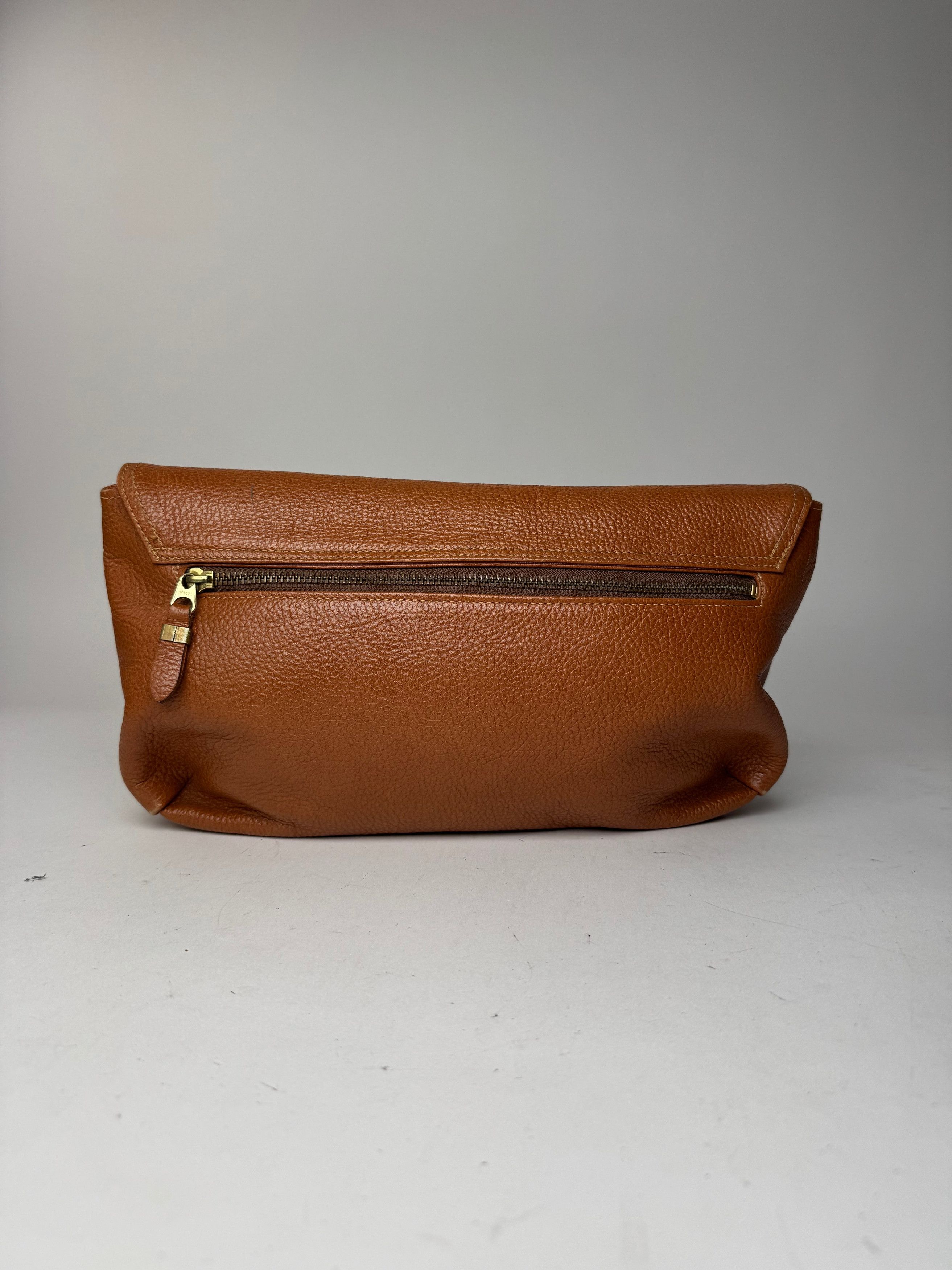 Givenchy Vintage Leather Clutch Brown Size ONE SIZE - 9 Thumbnail