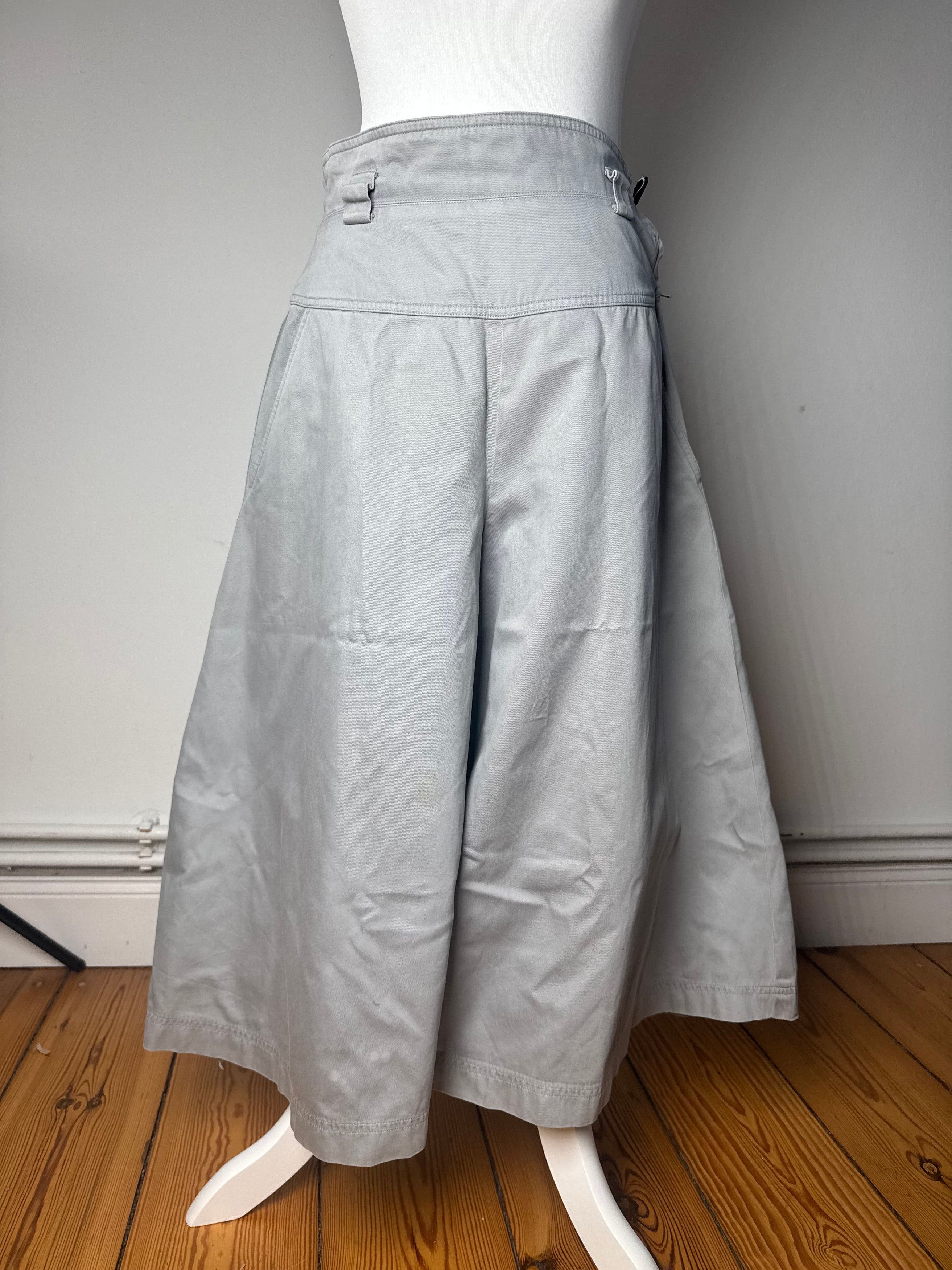 Dior Vintage Denim Shorts Grey Size 27" / US 4 / IT 40 - 2 Thumbnail