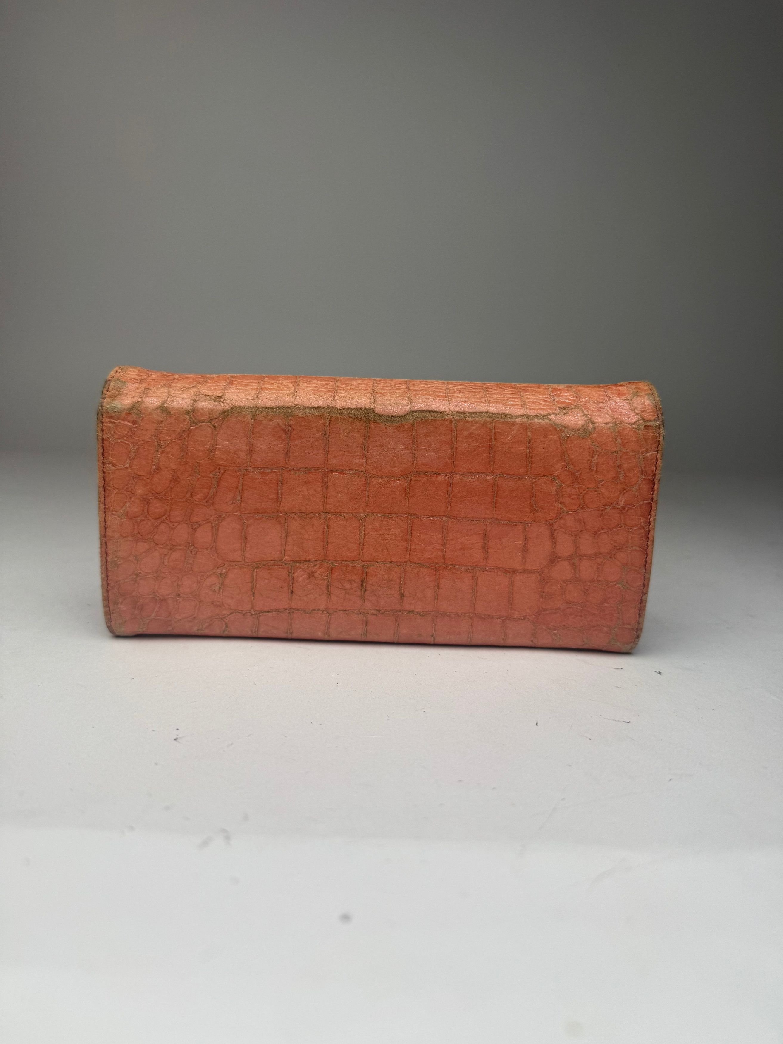 Miu Miu Vintage Leather Wallet orange Size ONE SIZE - 12 Thumbnail