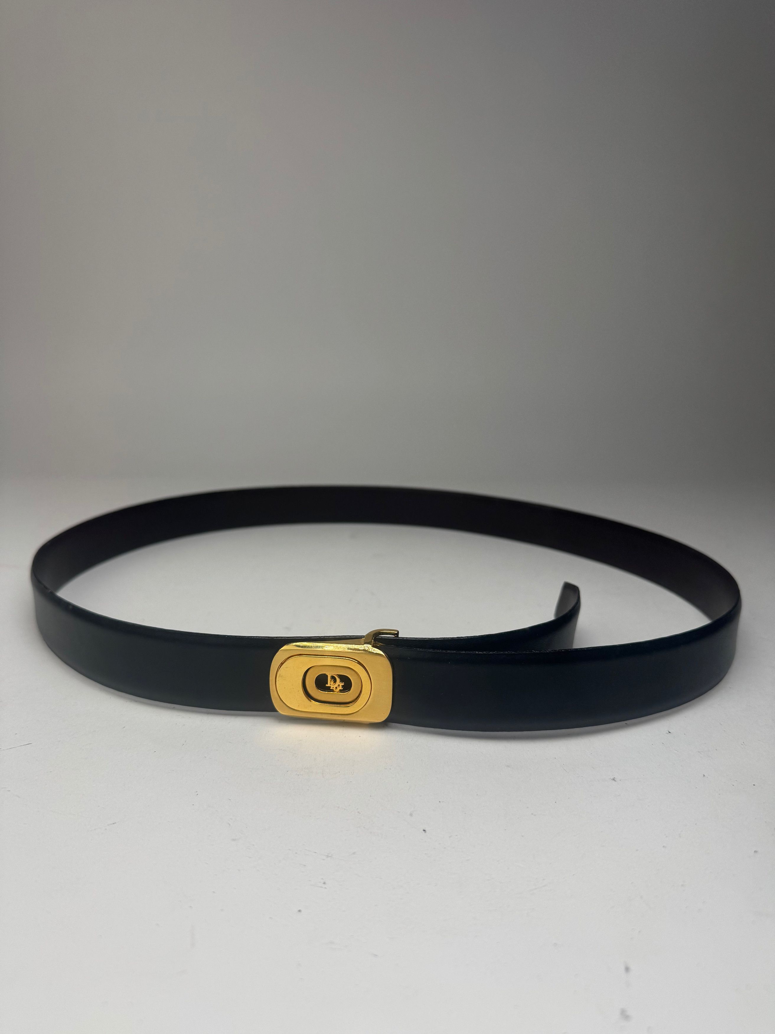 Dior Vintage Reversible Leather belt Set Brown black New Size ONE SIZE - 3 Thumbnail