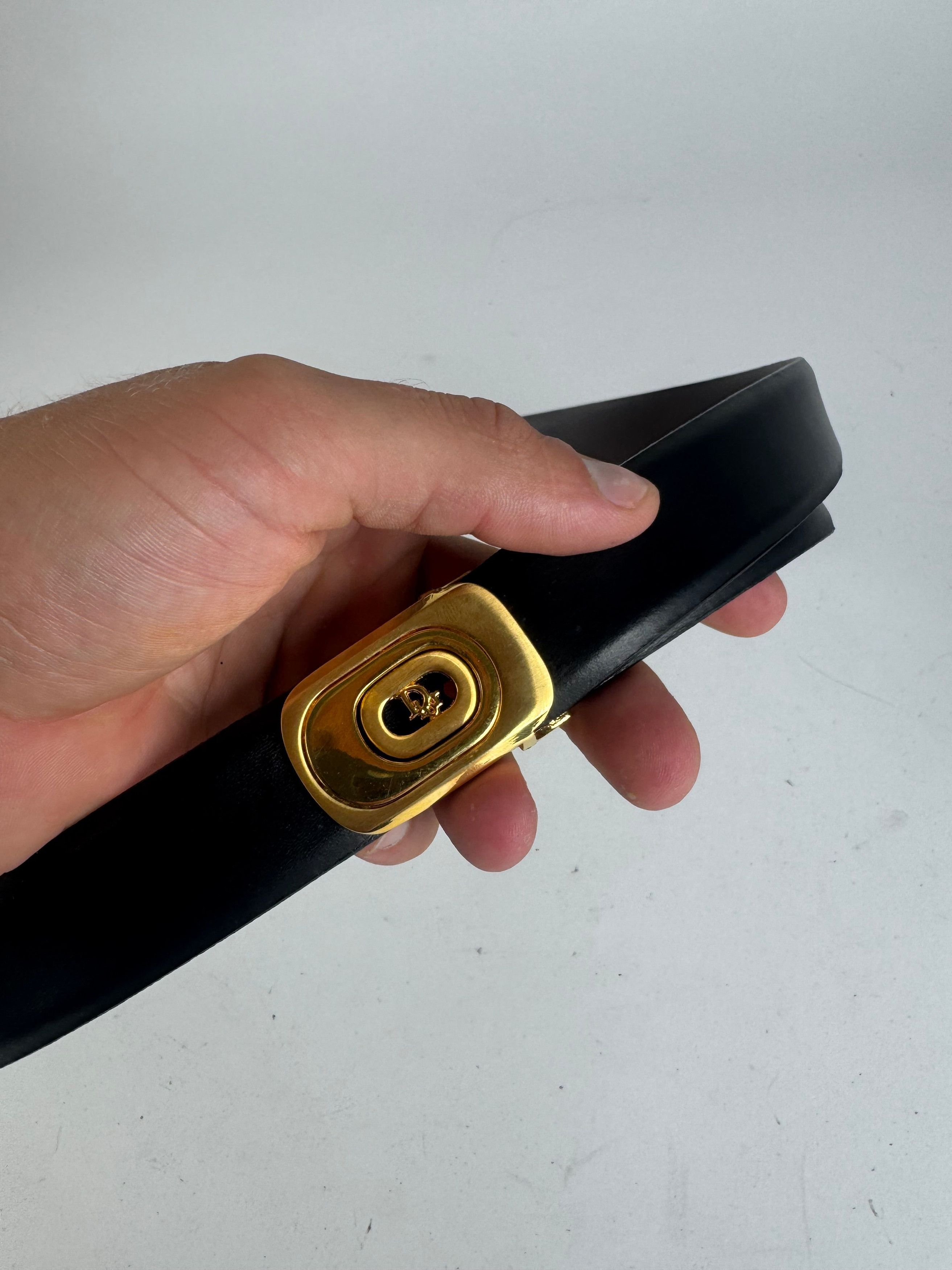 Dior Vintage Reversible Leather belt Set Brown black New Size ONE SIZE - 6 Thumbnail