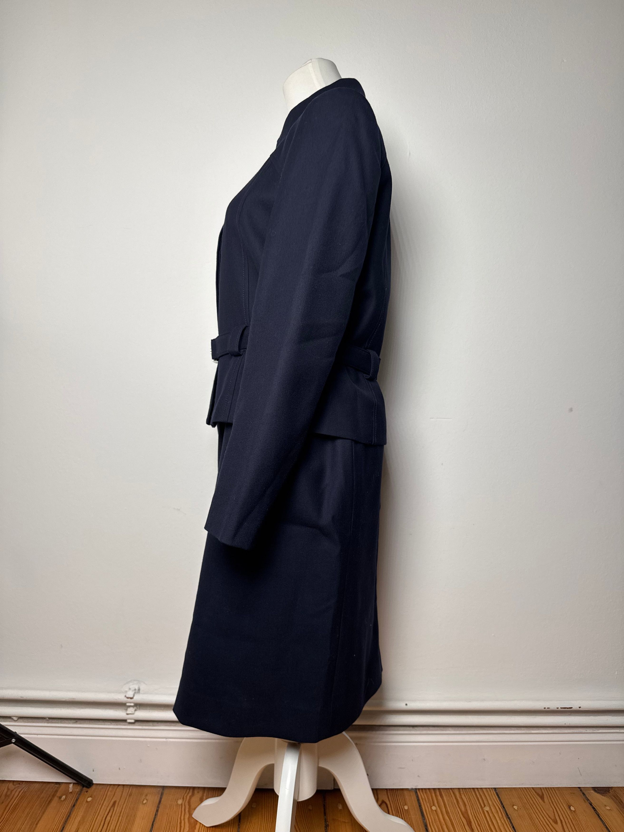 Courreges Vintage Paris Twin Set Navy M Size S / US 4 / IT 40 - 2 Thumbnail