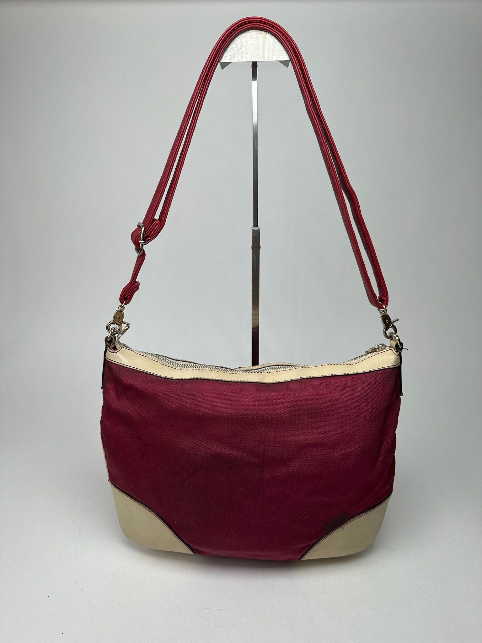 Gucci Vintage Logo Handbag purple white Size ONE SIZE - 2 Thumbnail