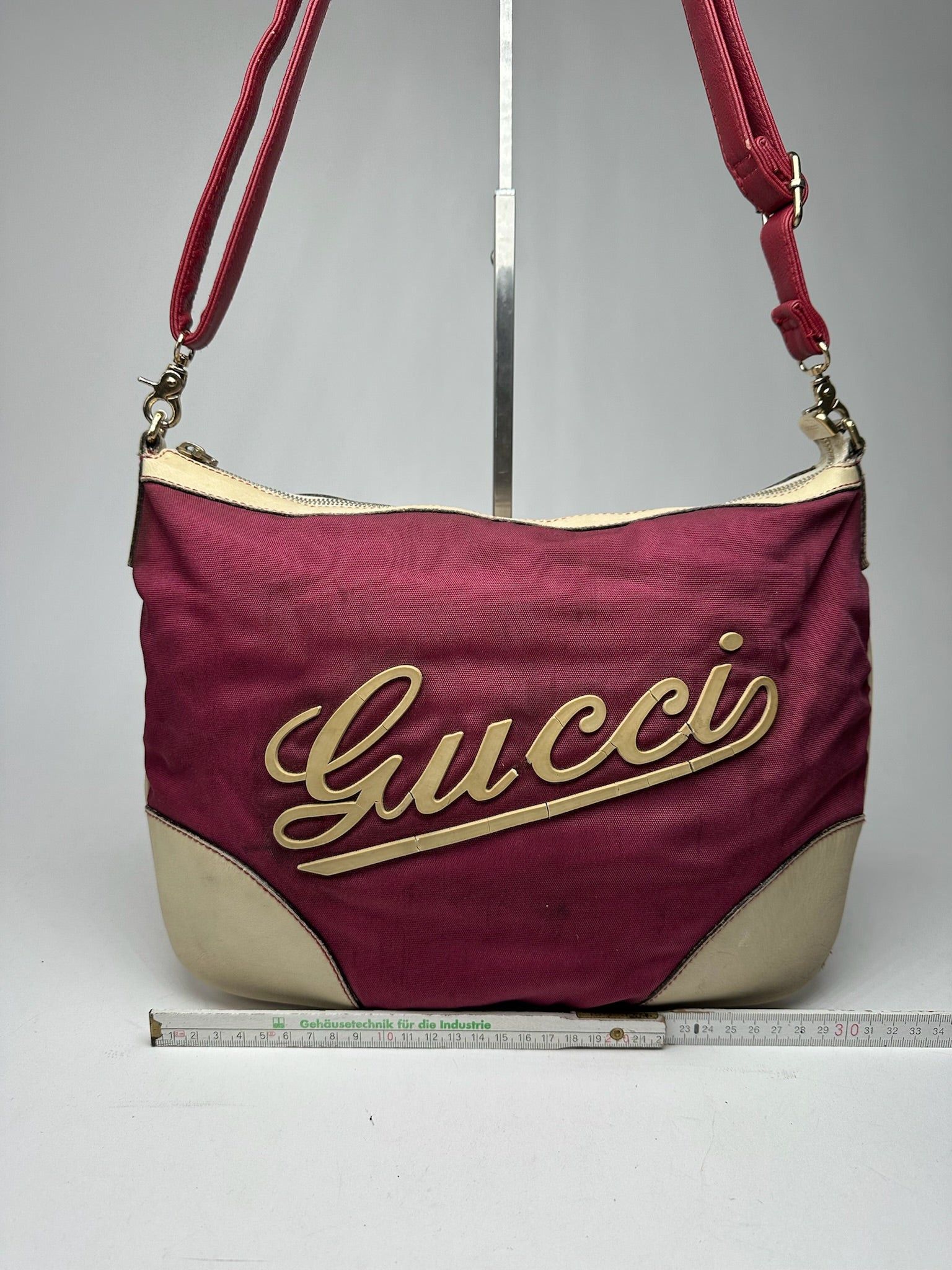 Gucci Vintage Logo Handbag purple white Size ONE SIZE - 3 Thumbnail