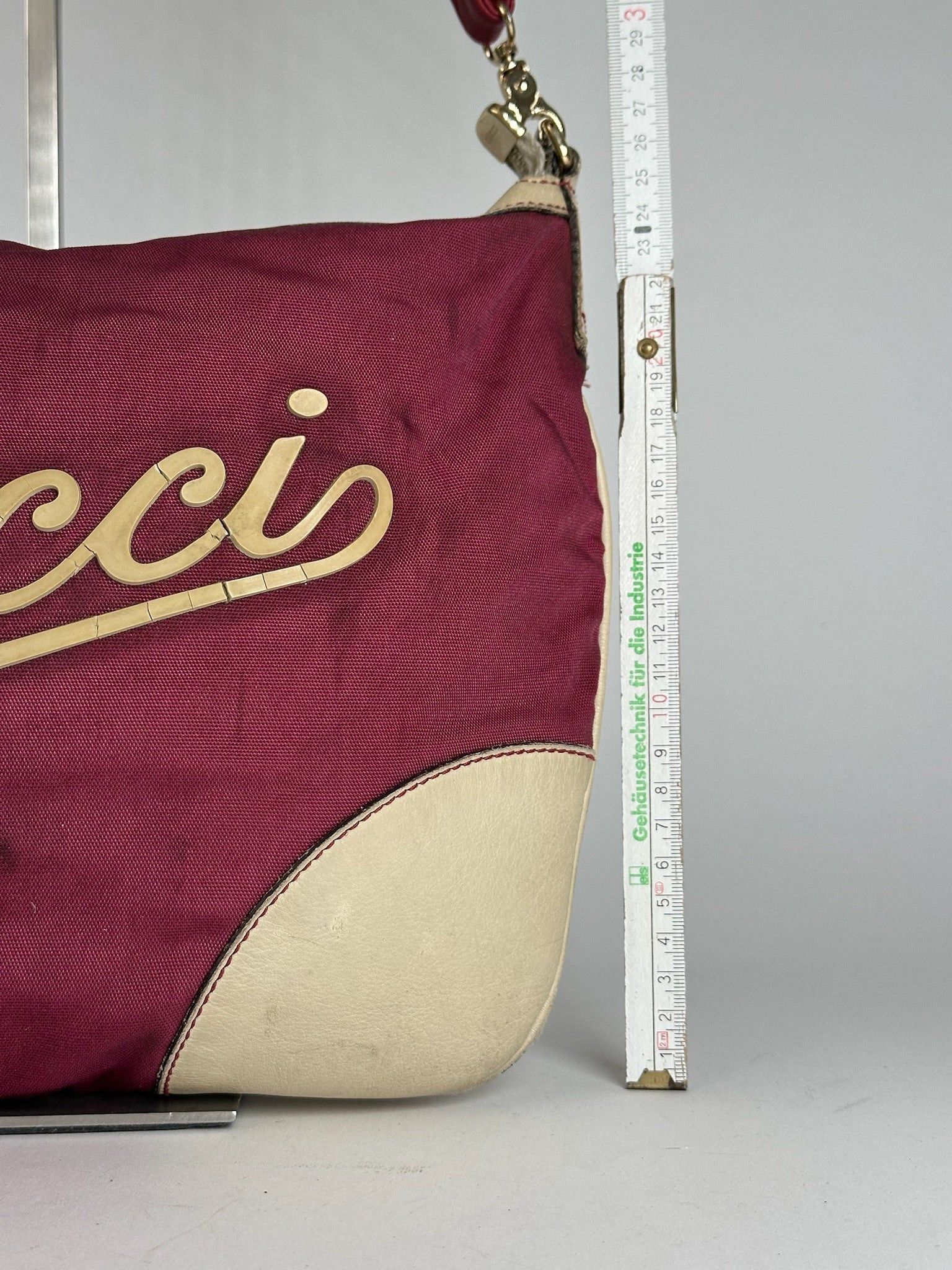Gucci Vintage Logo Handbag purple white Size ONE SIZE - 13 Thumbnail