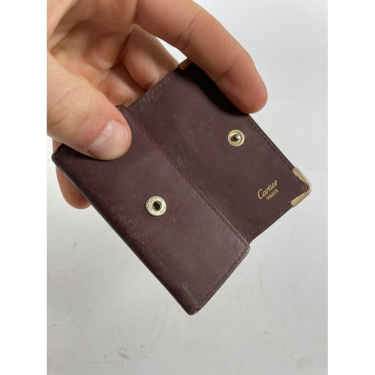 Cartier Burgundy Patent Leather Purse Size ONE SIZE - 3 Thumbnail