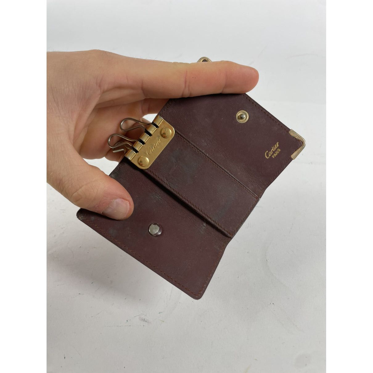 Cartier Burgundy Patent Leather Purse Size ONE SIZE - 4 Thumbnail