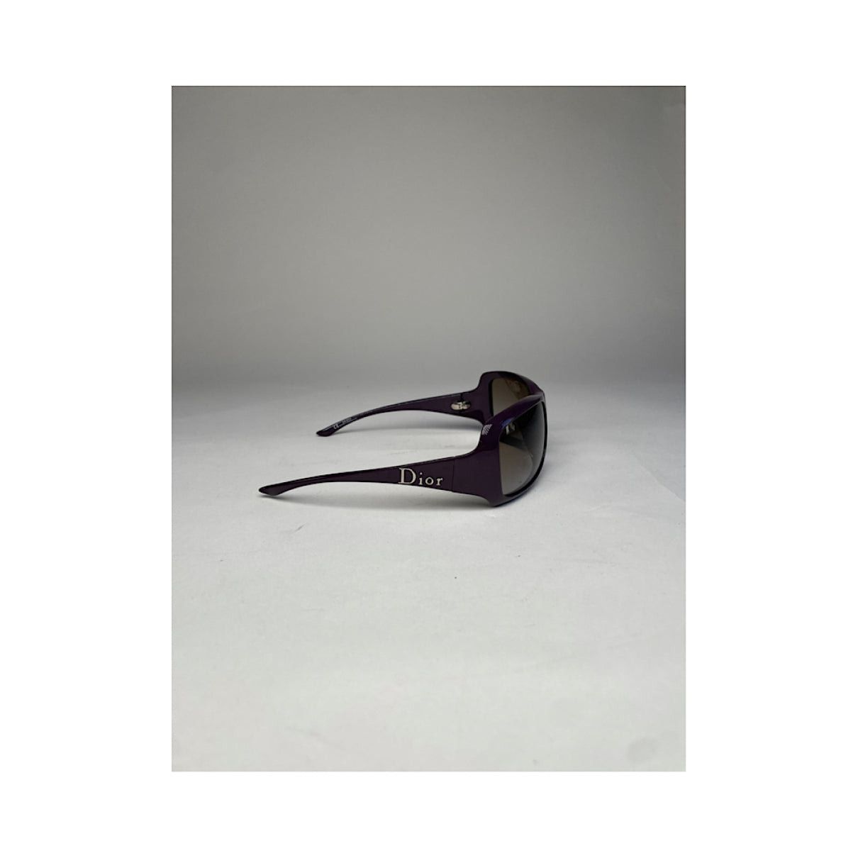 Dior Purple Plastic Sunglasses Size ONE SIZE - 4 Thumbnail