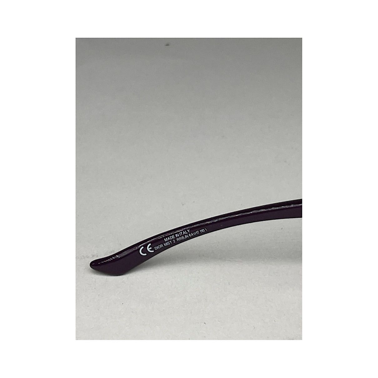Dior Purple Plastic Sunglasses Size ONE SIZE - 5 Thumbnail