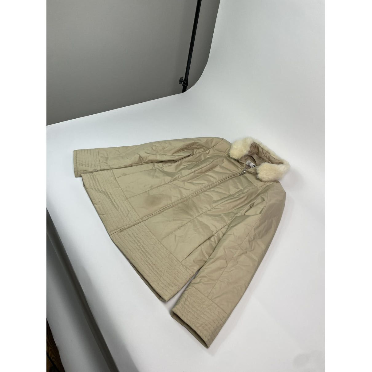 Givenchy Beige Cotton Coat Size S / US 4 / IT 40 - 4 Thumbnail