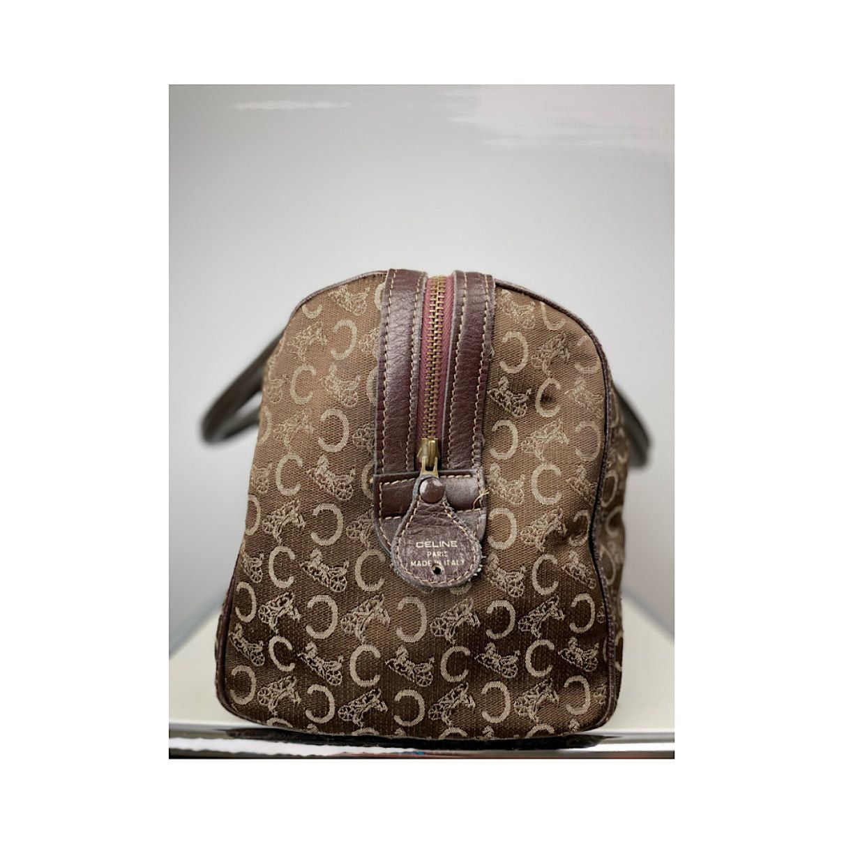 Celine Tabou Brown Leather Handbag Size ONE SIZE - 5 Thumbnail