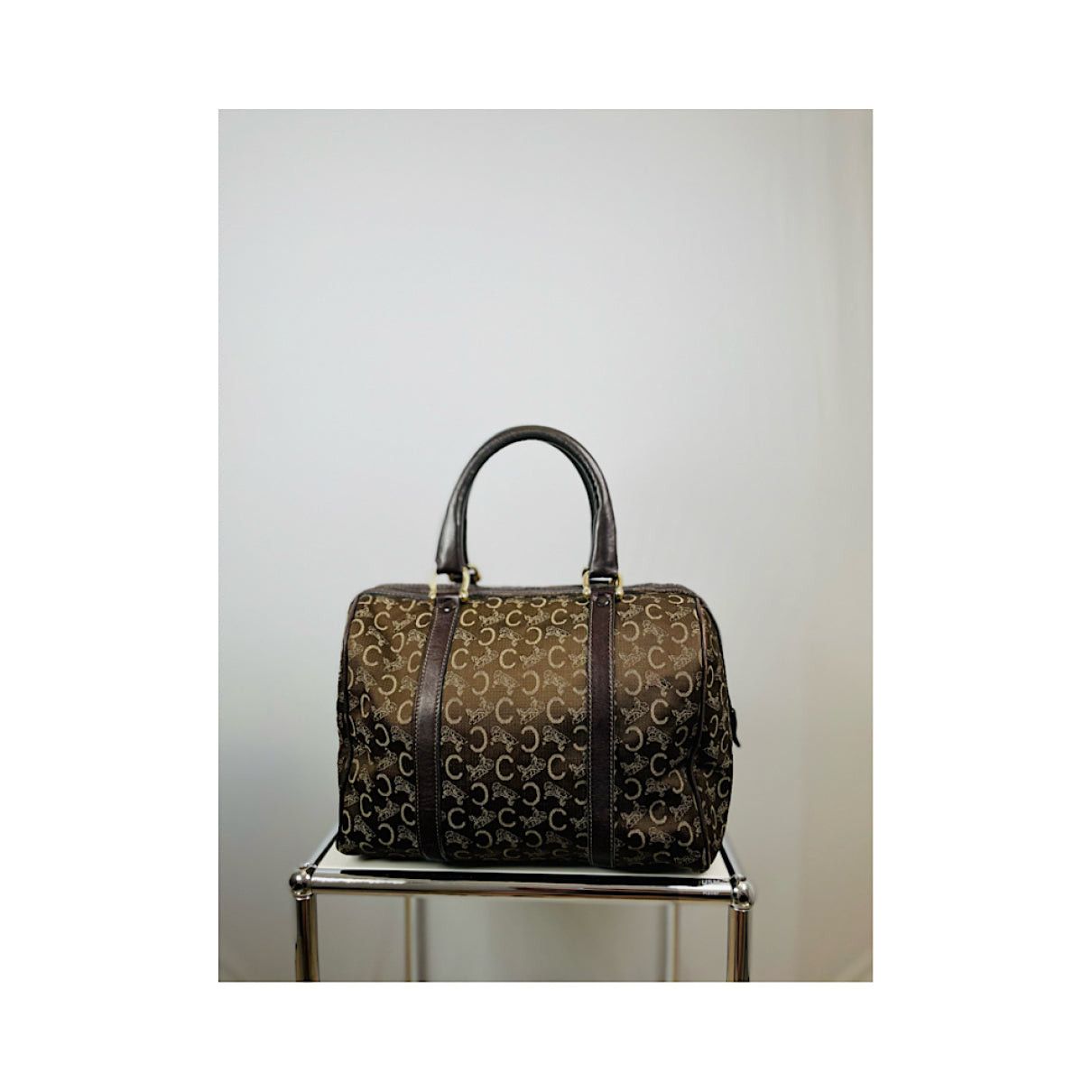 Celine Tabou Brown Leather Handbag Size ONE SIZE - 4 Thumbnail