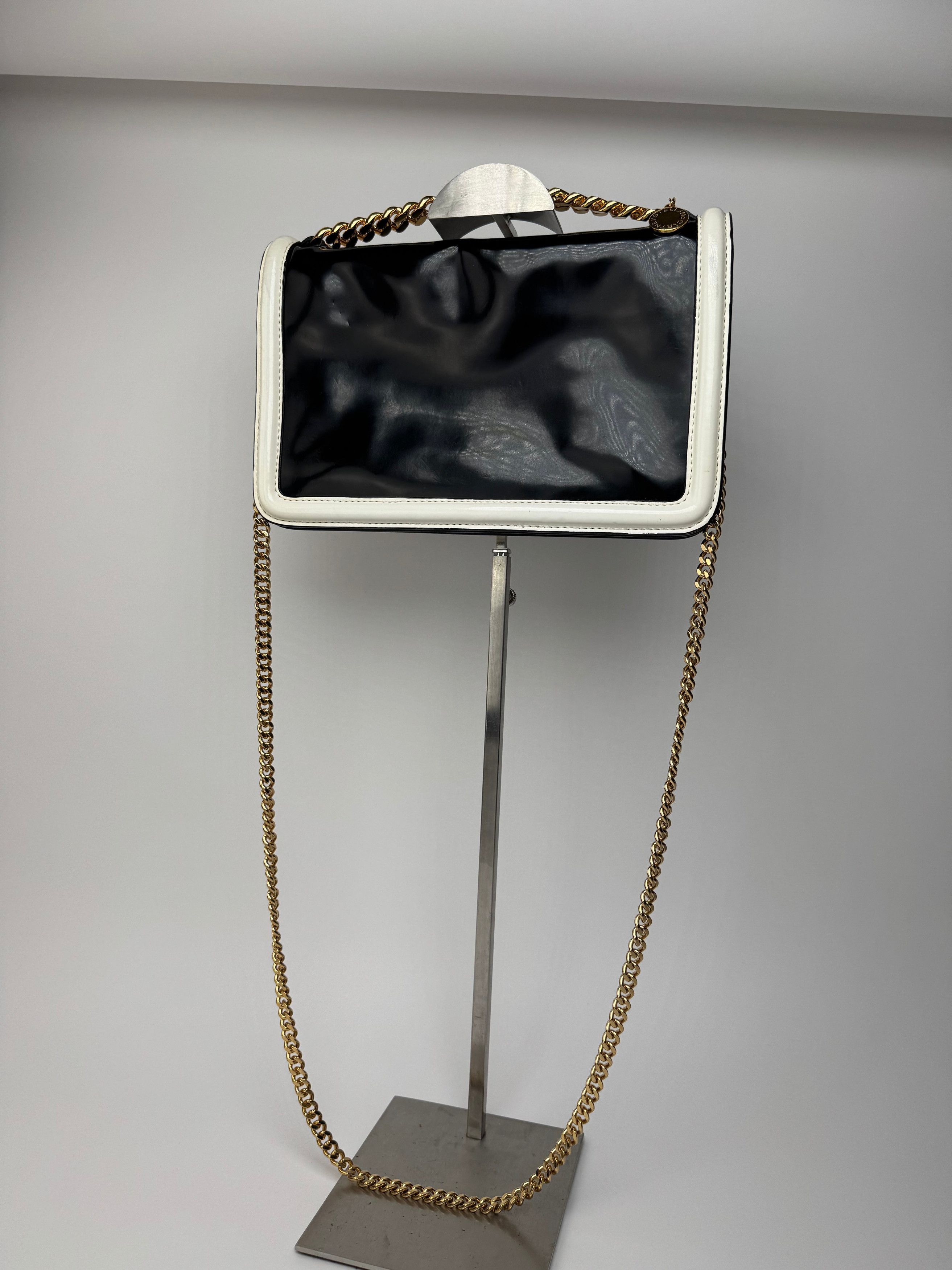 Stella McCartney Vintage Stella Mc Cartney Patent Leather Bag white black Size ONE SIZE - 8 Thumbnail