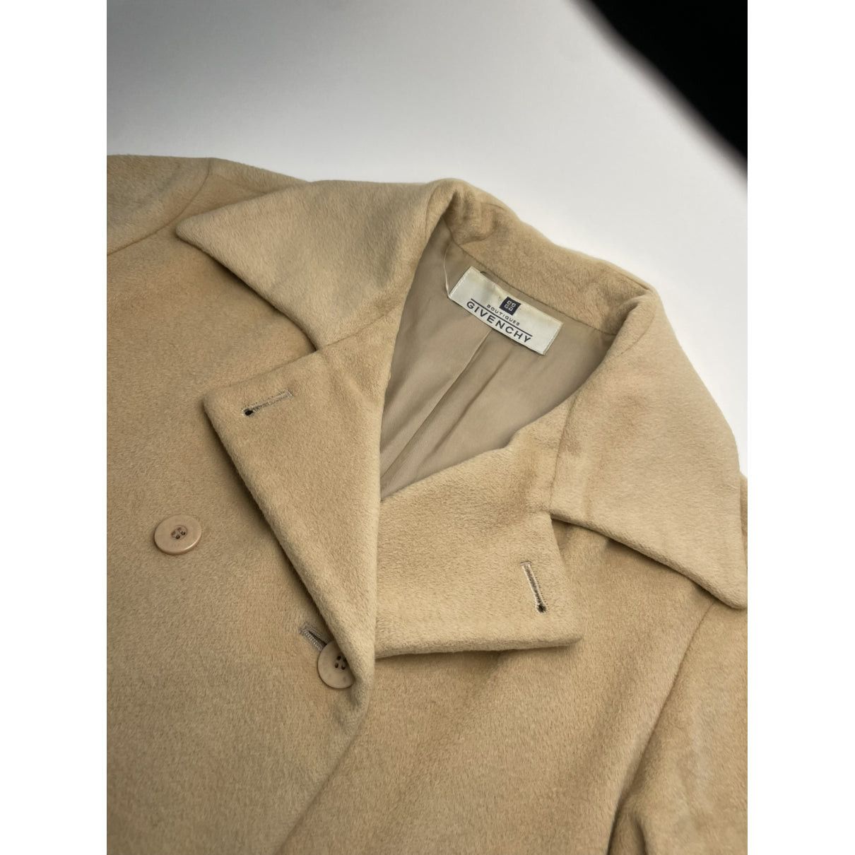 Givenchy Beige Wool Trench Coat Size L / US 10 / IT 46 - 5 Thumbnail