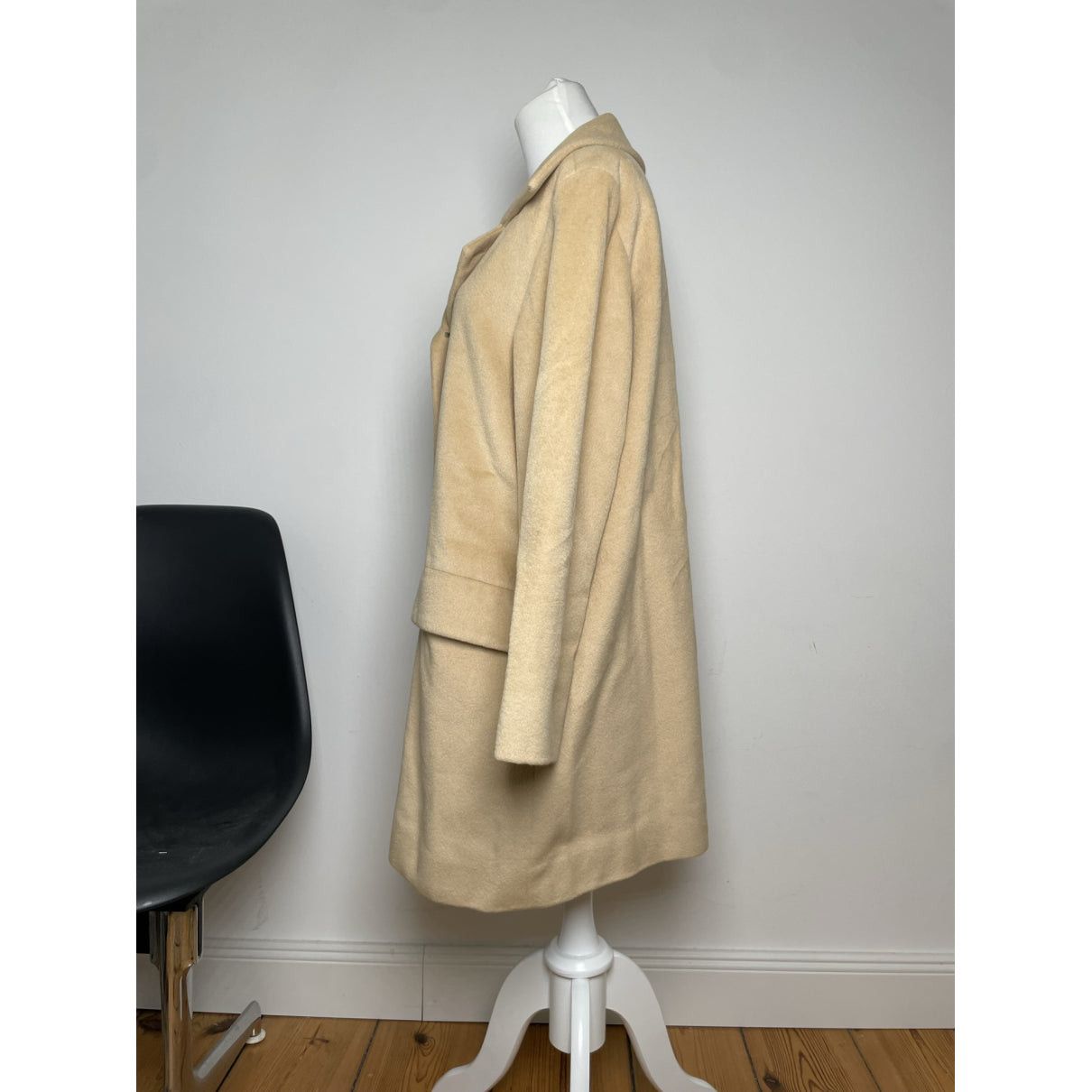 Givenchy Beige Wool Trench Coat Size L / US 10 / IT 46 - 2 Thumbnail