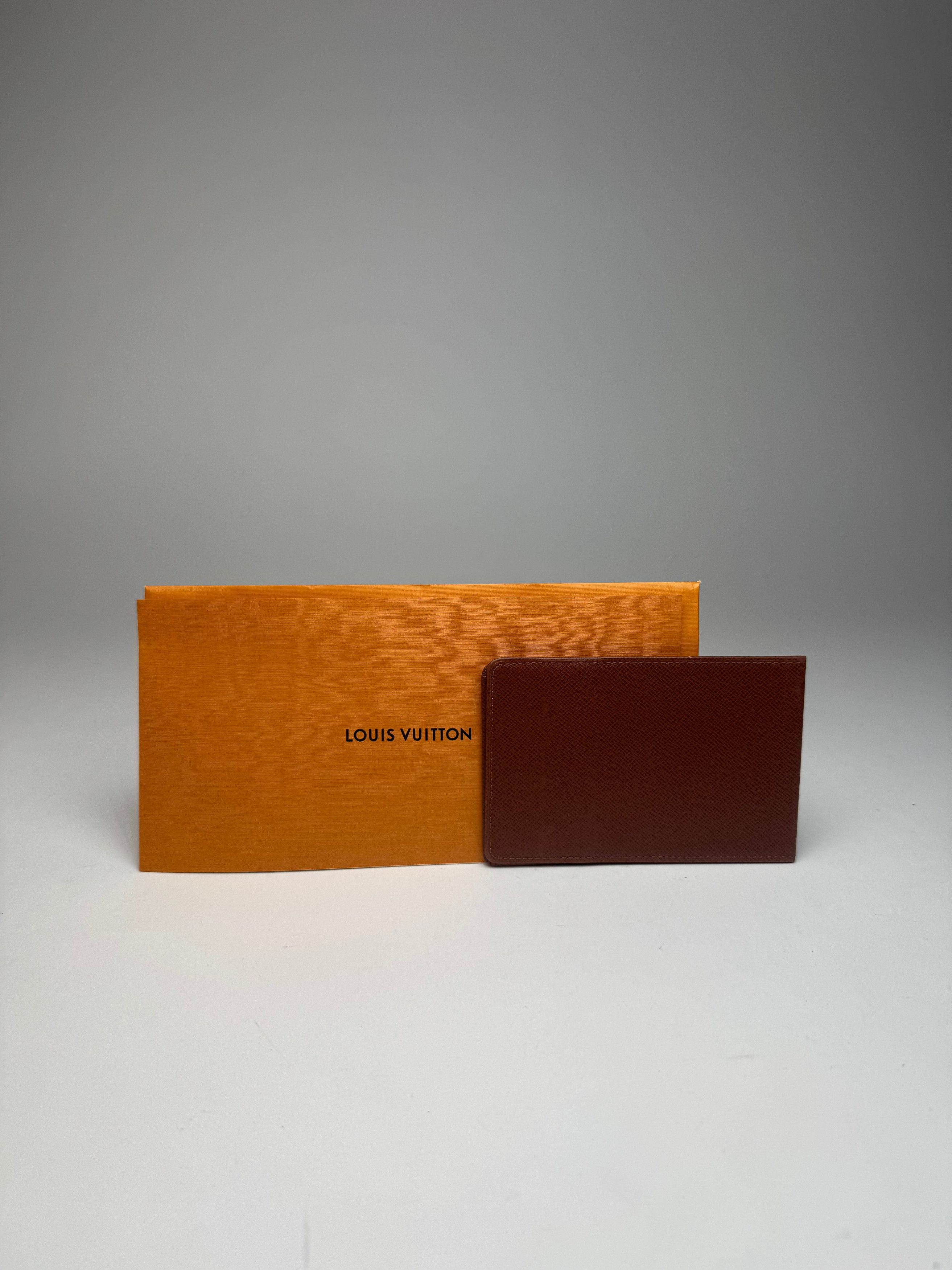 Louis Vuitton Vintage Leather Card Holder Brown Size ONE SIZE - 2 Thumbnail