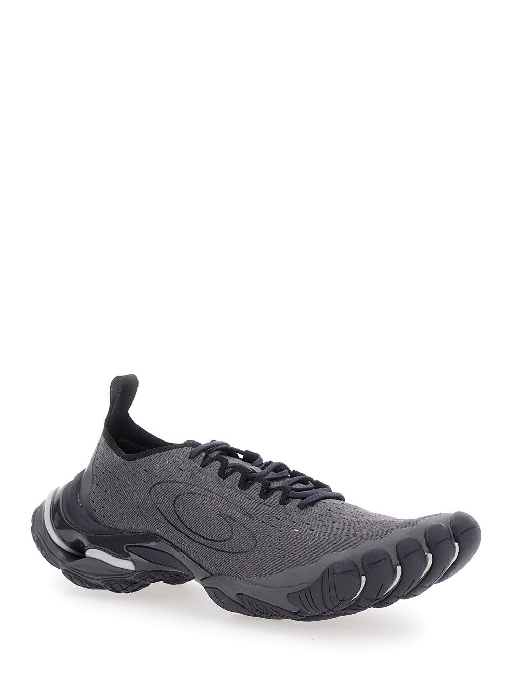 Balenciaga 'Anatomic Runner' Black Sneaker with Anatomical Five-Toe Shape in Tech Fabric Man Size US 10 / EU 43 - 2 Thumbnail
