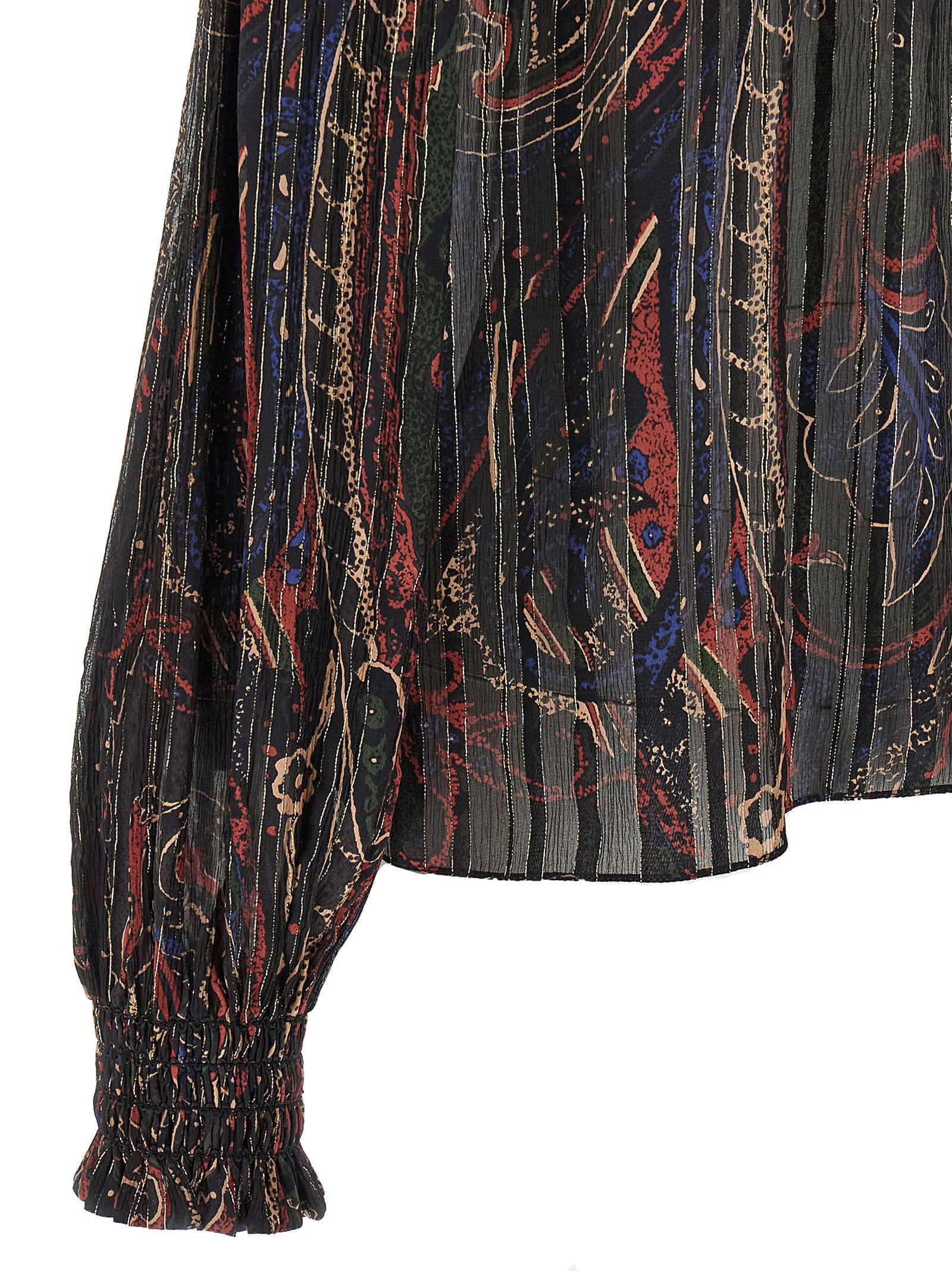 Saint Laurent Paris Smock Stitch Blouse Size S / US 4 / IT 40 - 4 Thumbnail