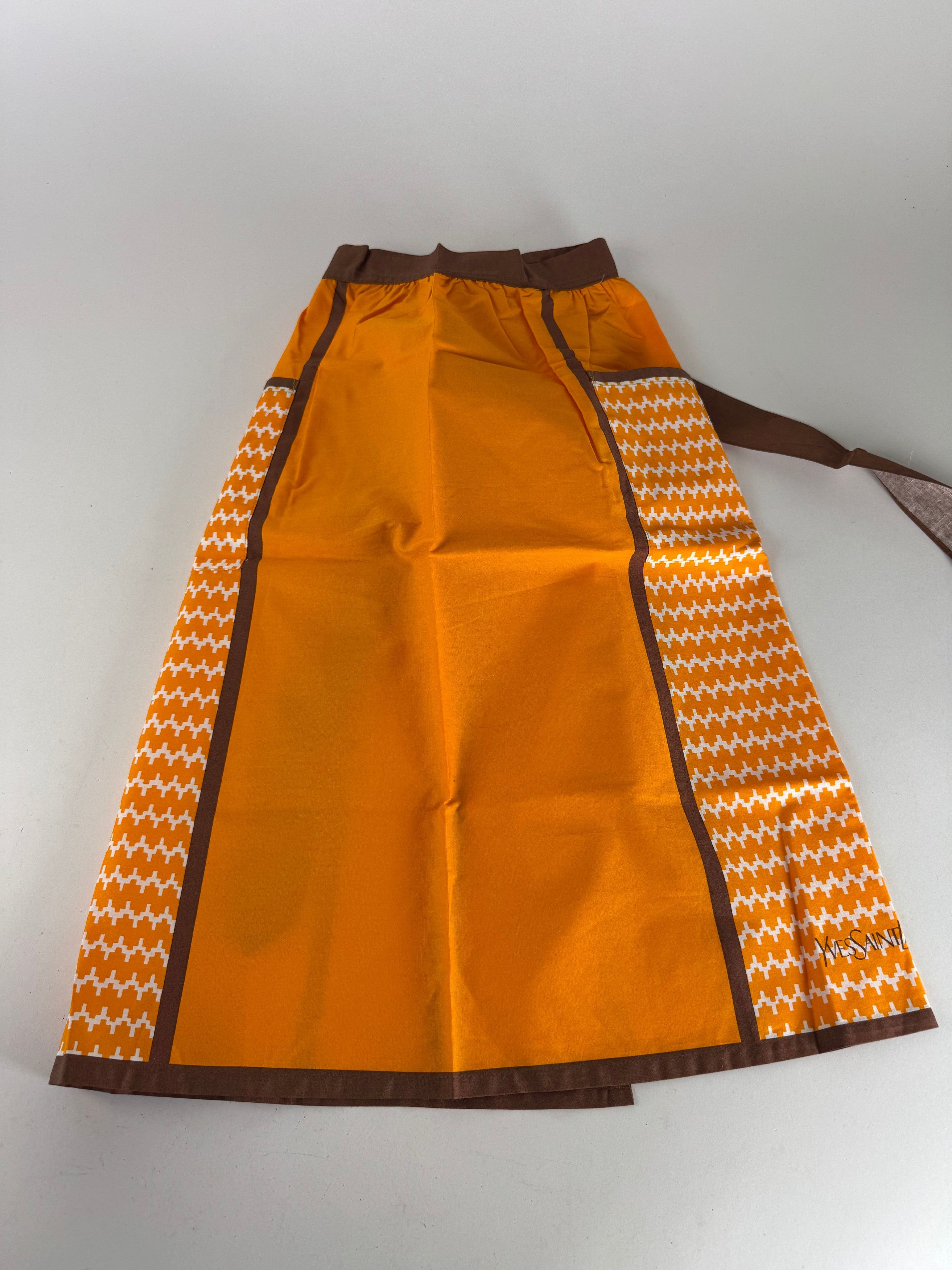 Other Vintage Yves Saint Laurent Skirt Black Yellow Size 30" / US 8 / IT 44 - 8 Thumbnail