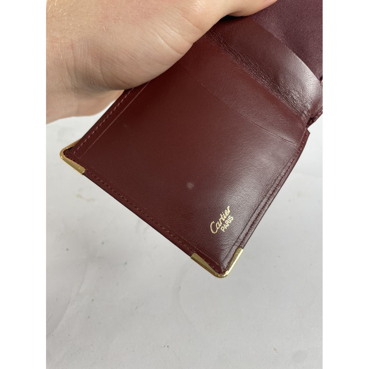 Cartier Burgundy Patent Leather Purse Size ONE SIZE - 5 Thumbnail
