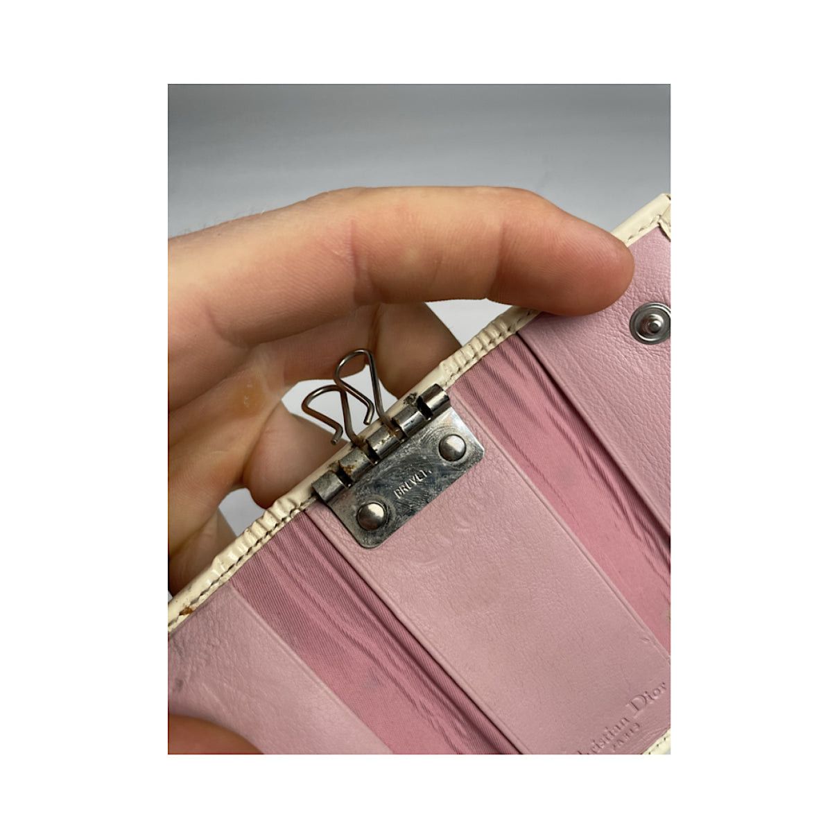 Dior Saddle Pink Leather Purse Size ONE SIZE - 5 Thumbnail