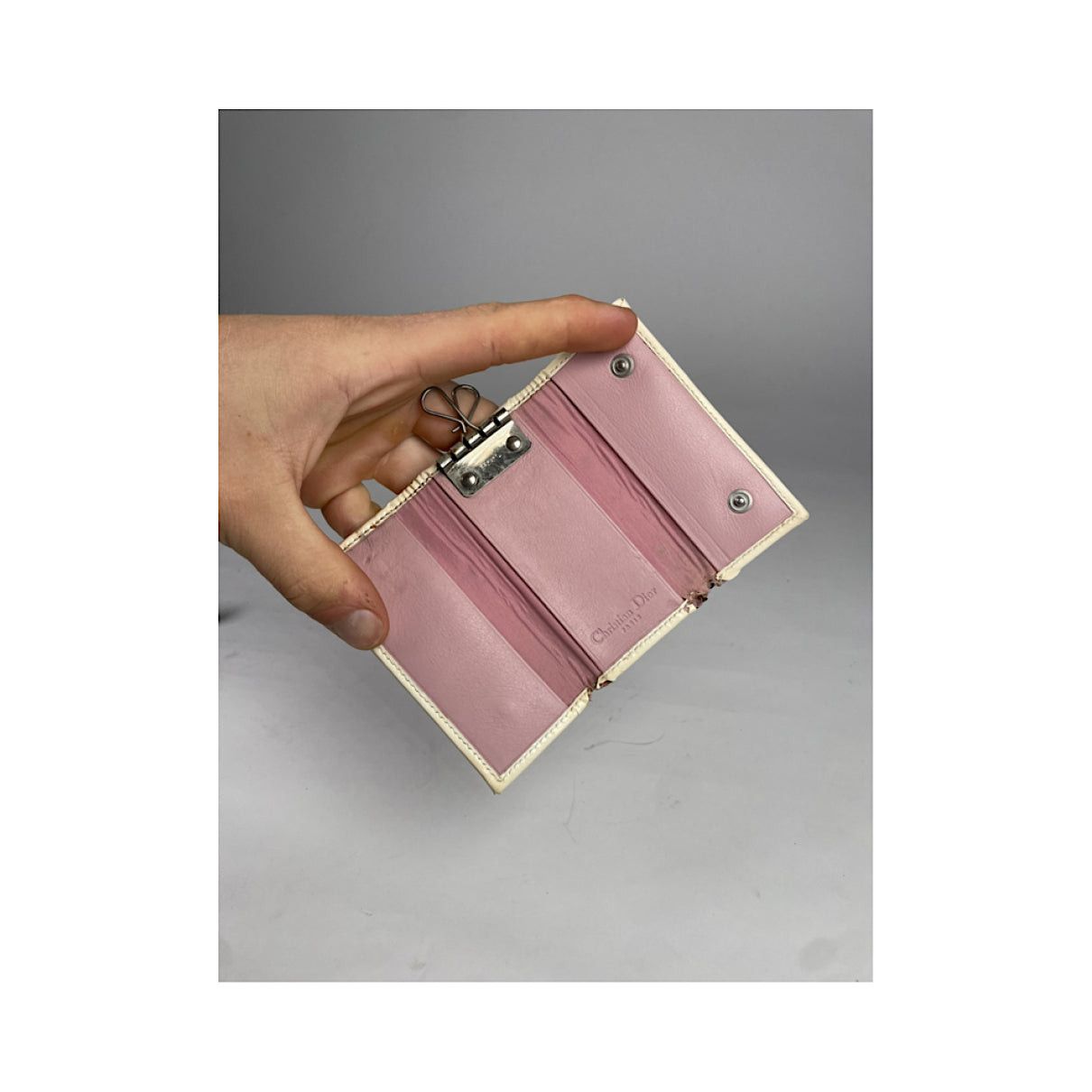 Dior Saddle Pink Leather Purse Size ONE SIZE - 2 Thumbnail
